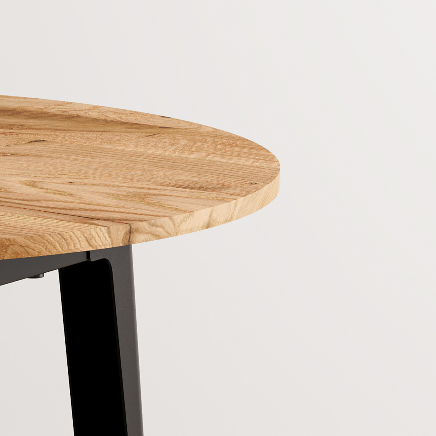 NEW MODERN round table Ø 110cm - reclaimed wood