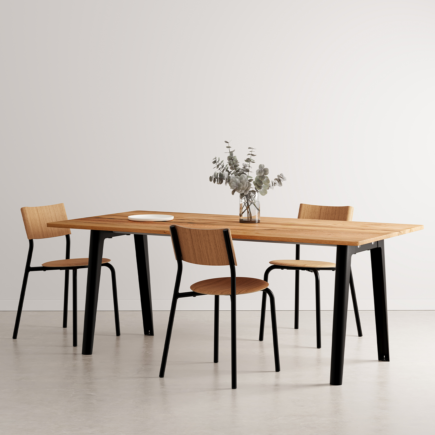NEW MODERN dining table - reclaimed wood "Imperfect"