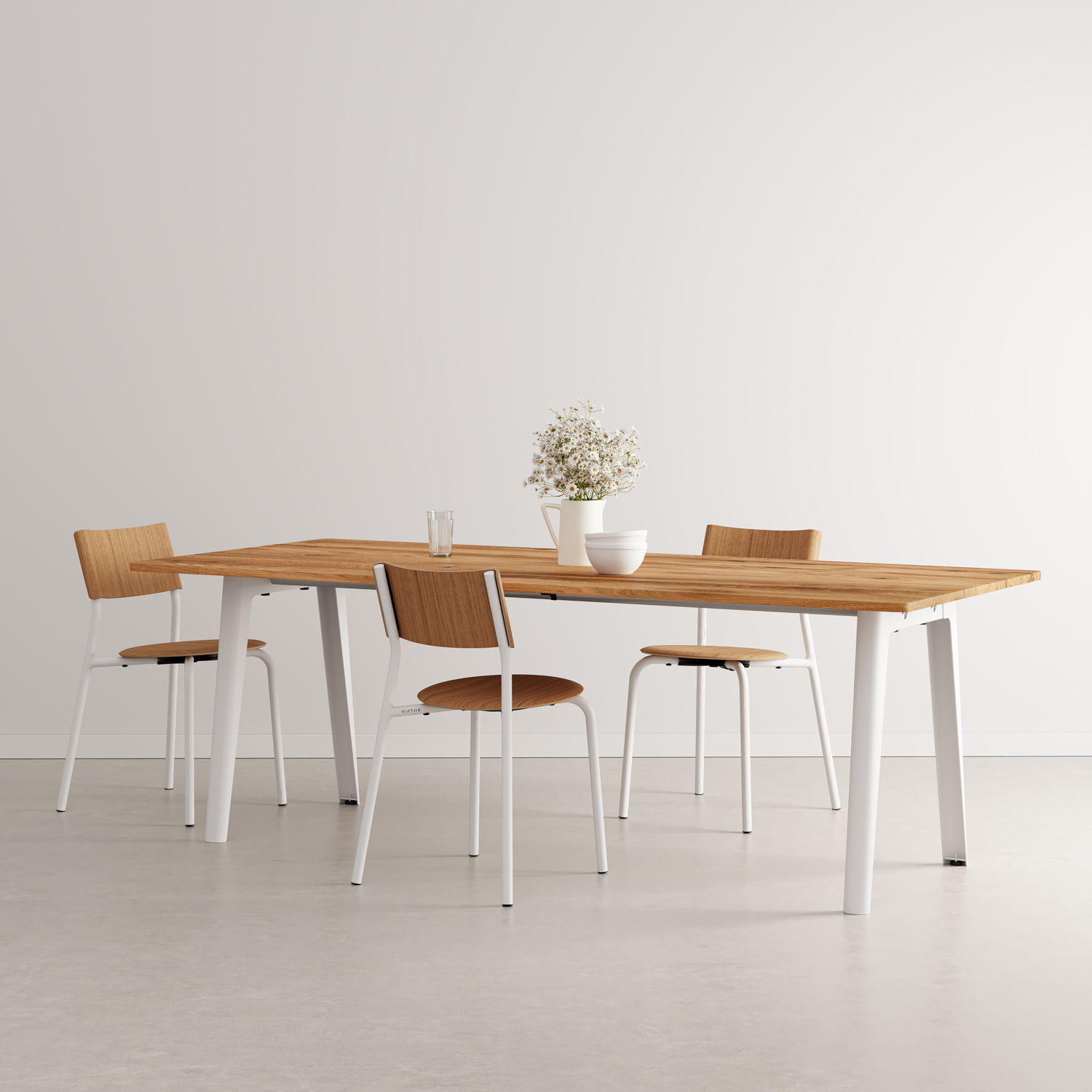 NEW MODERN dining table - reclaimed wood "Imperfect"