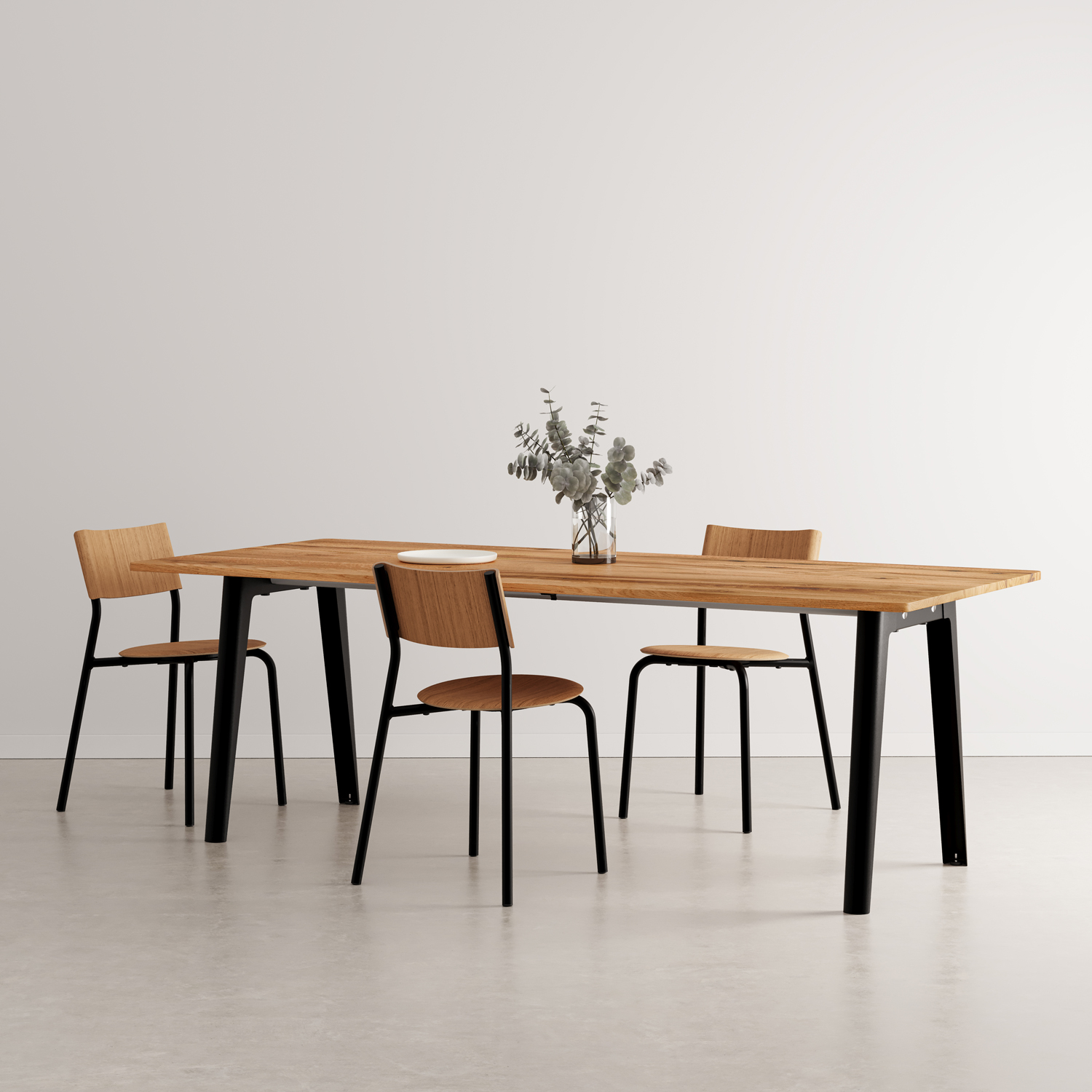 NEW MODERN dining table - reclaimed wood "Imperfect"
