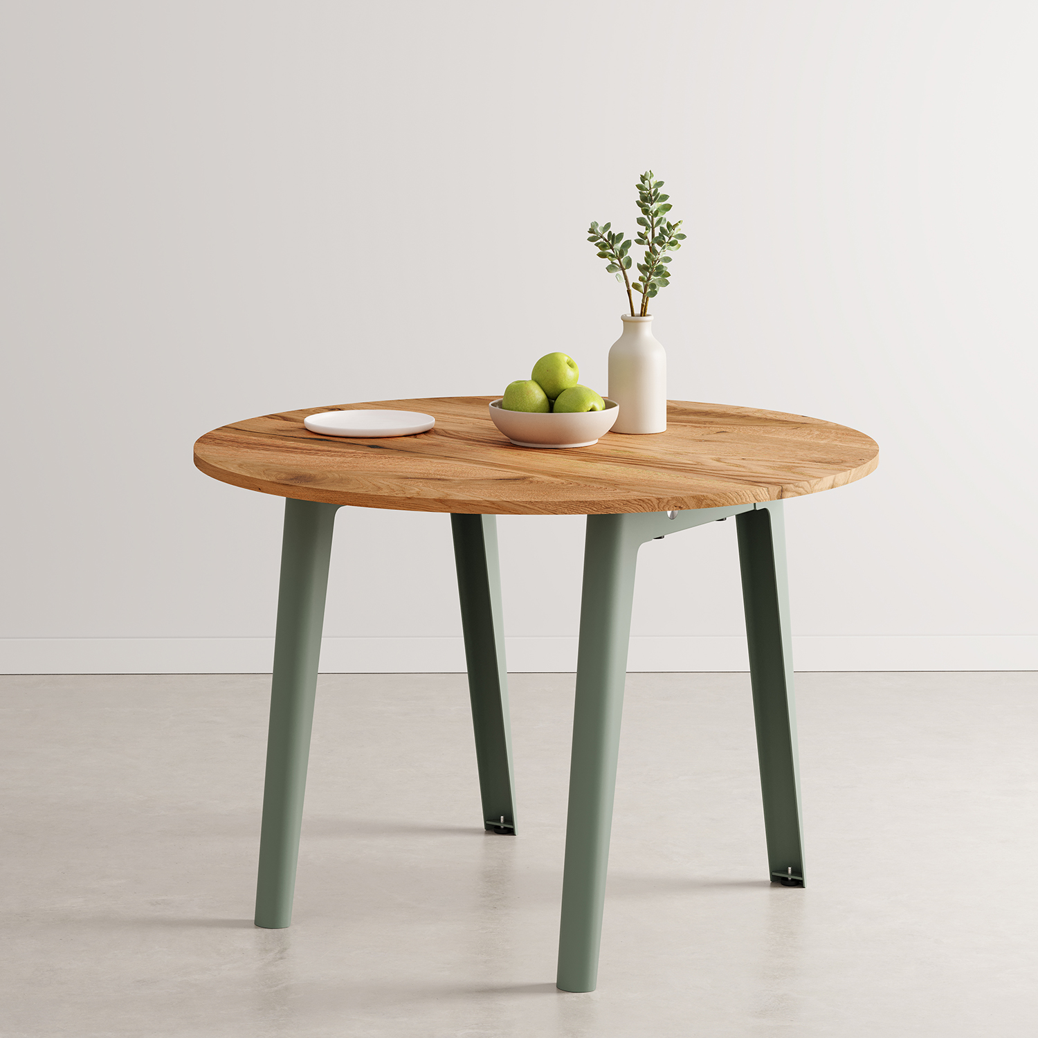 NEW MODERN round table Ø 110cm - reclaimed wood