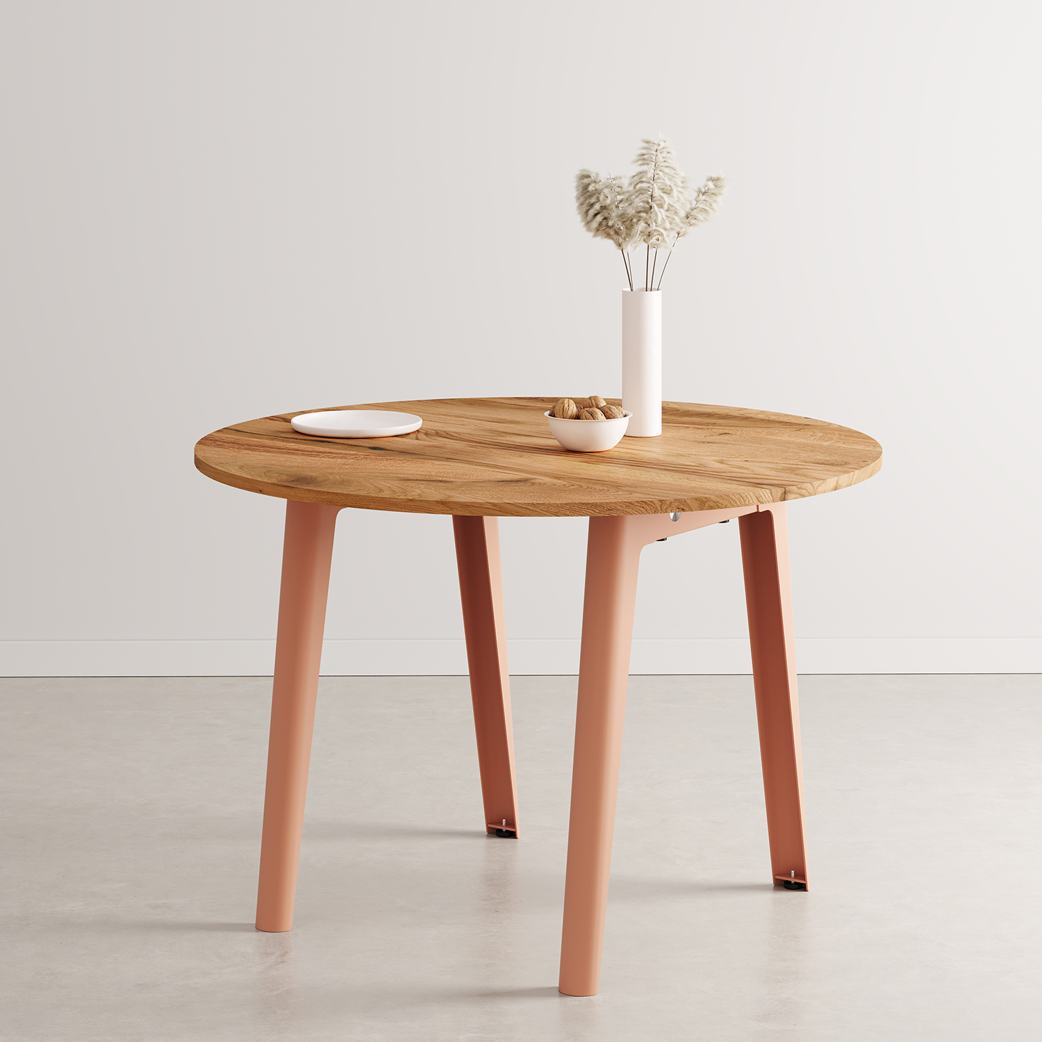 NEW MODERN round table Ø 110cm - reclaimed wood