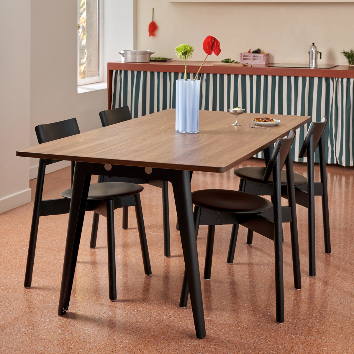 NEW MODERN dining table - eco-certified walnut