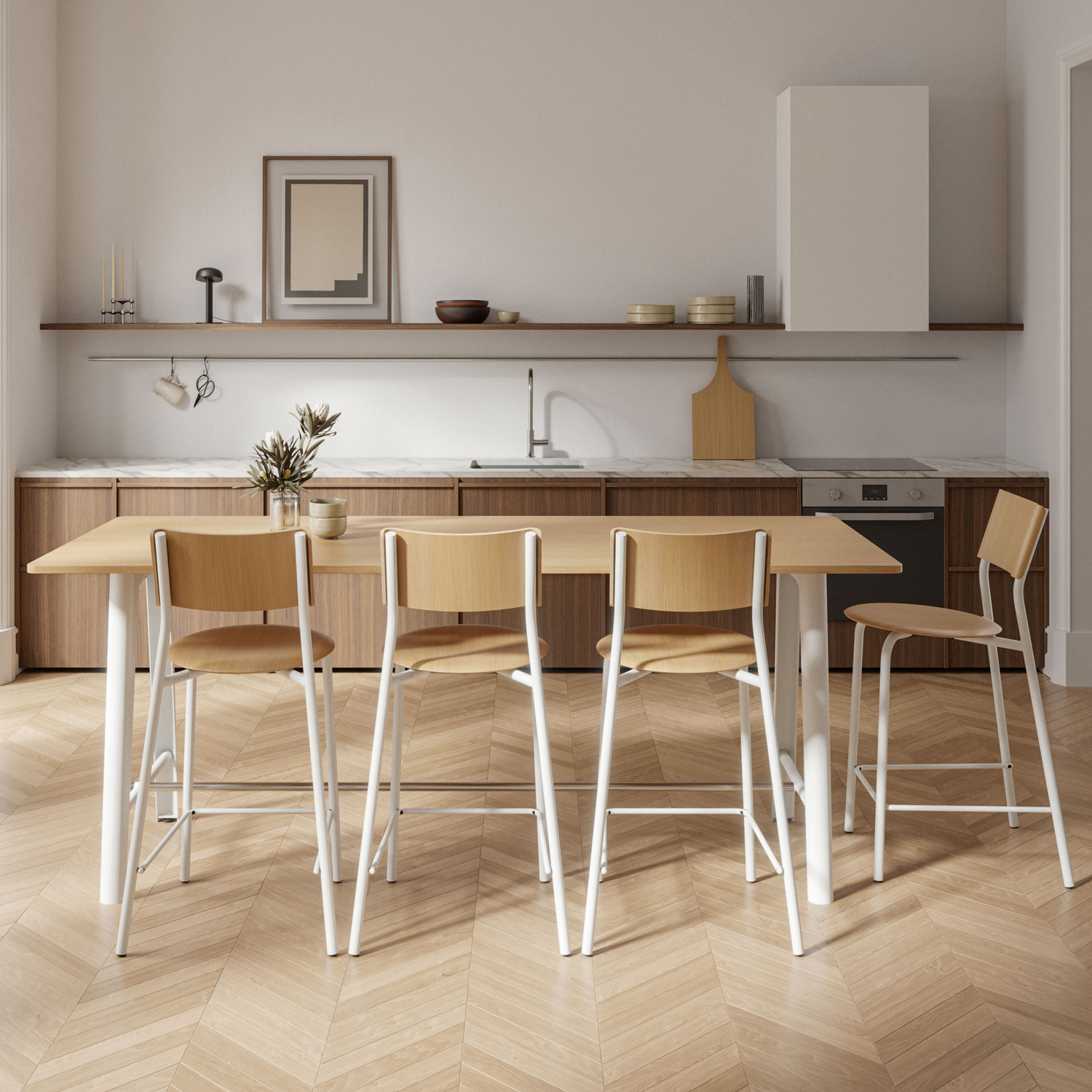 Hochtisch NEW MODERN - öko-zertifiziertes Holz