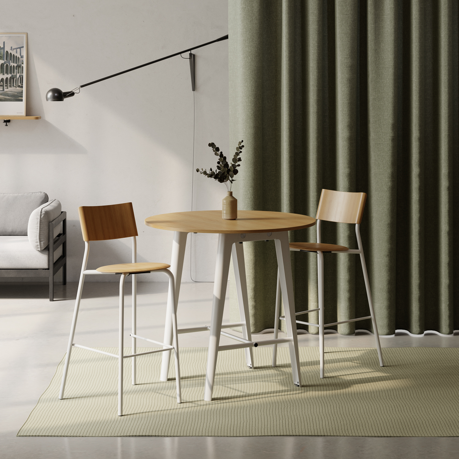 Hochtisch NEW MODERN - öko-zertifiziertes Holz