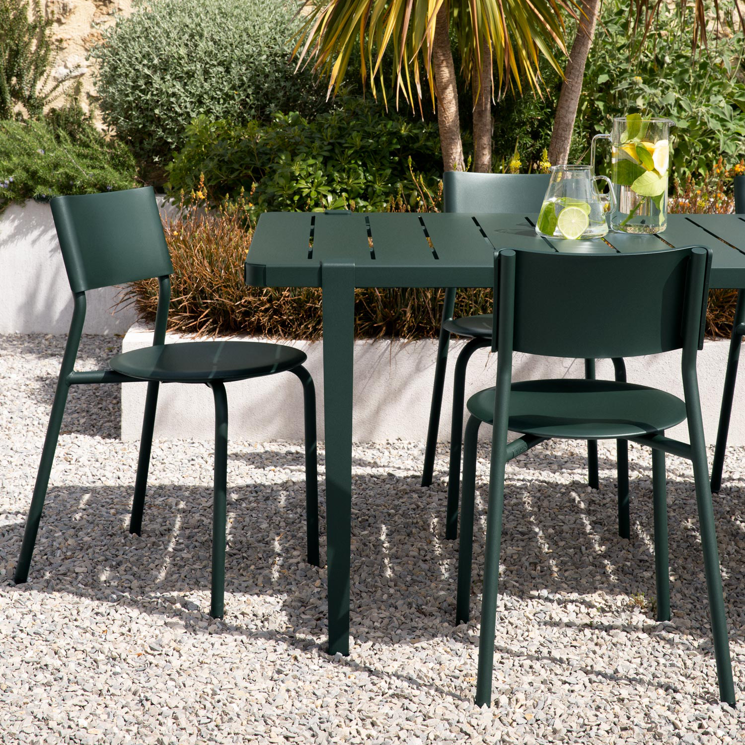 Outdoor table - powder-coated steel