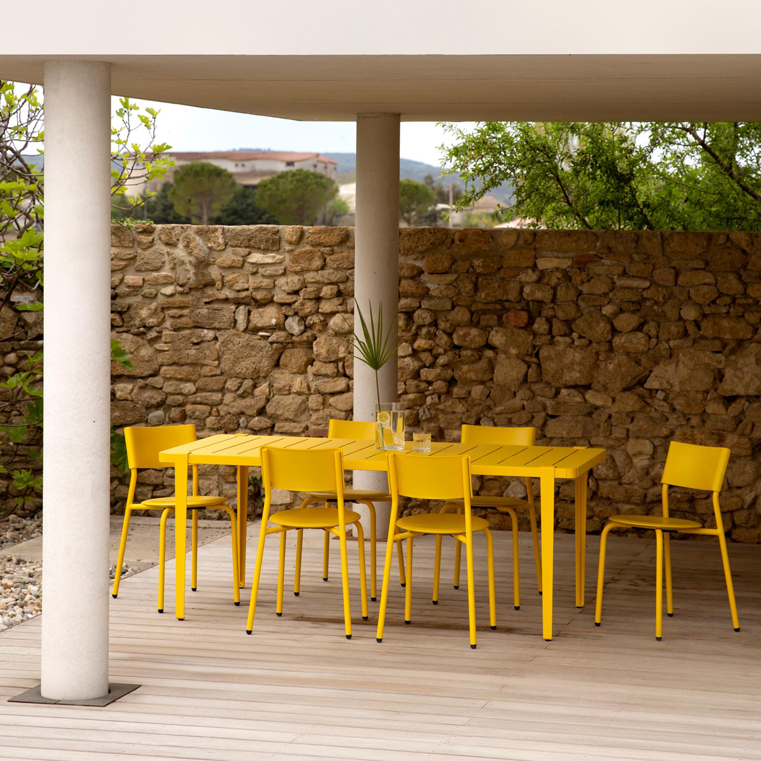 SSDr outdoor chair made of recycled plastic TIPTOE