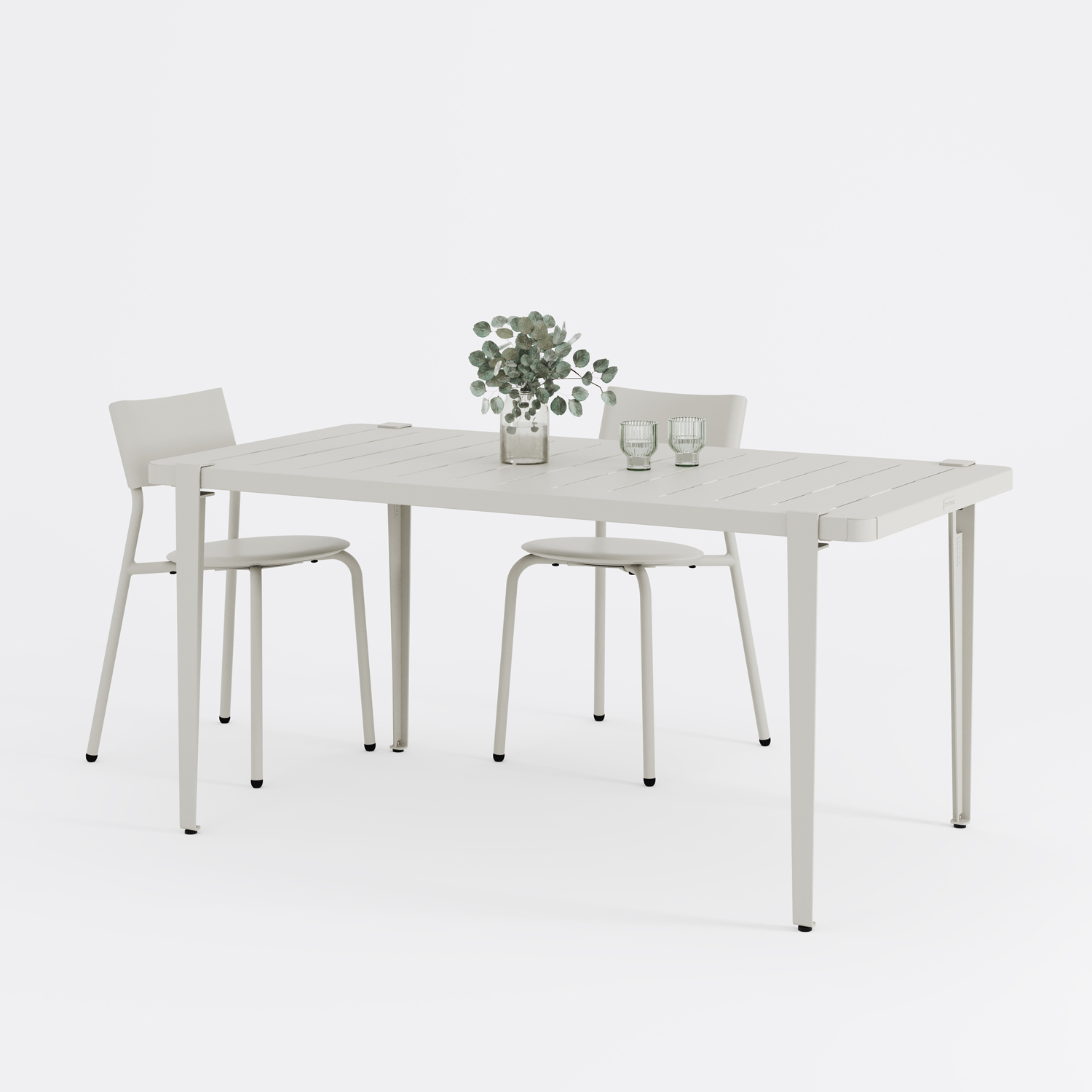Outdoor table - powder-coated steel