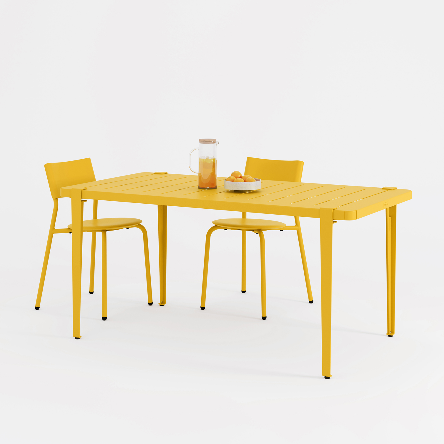 Outdoor table - powder-coated steel