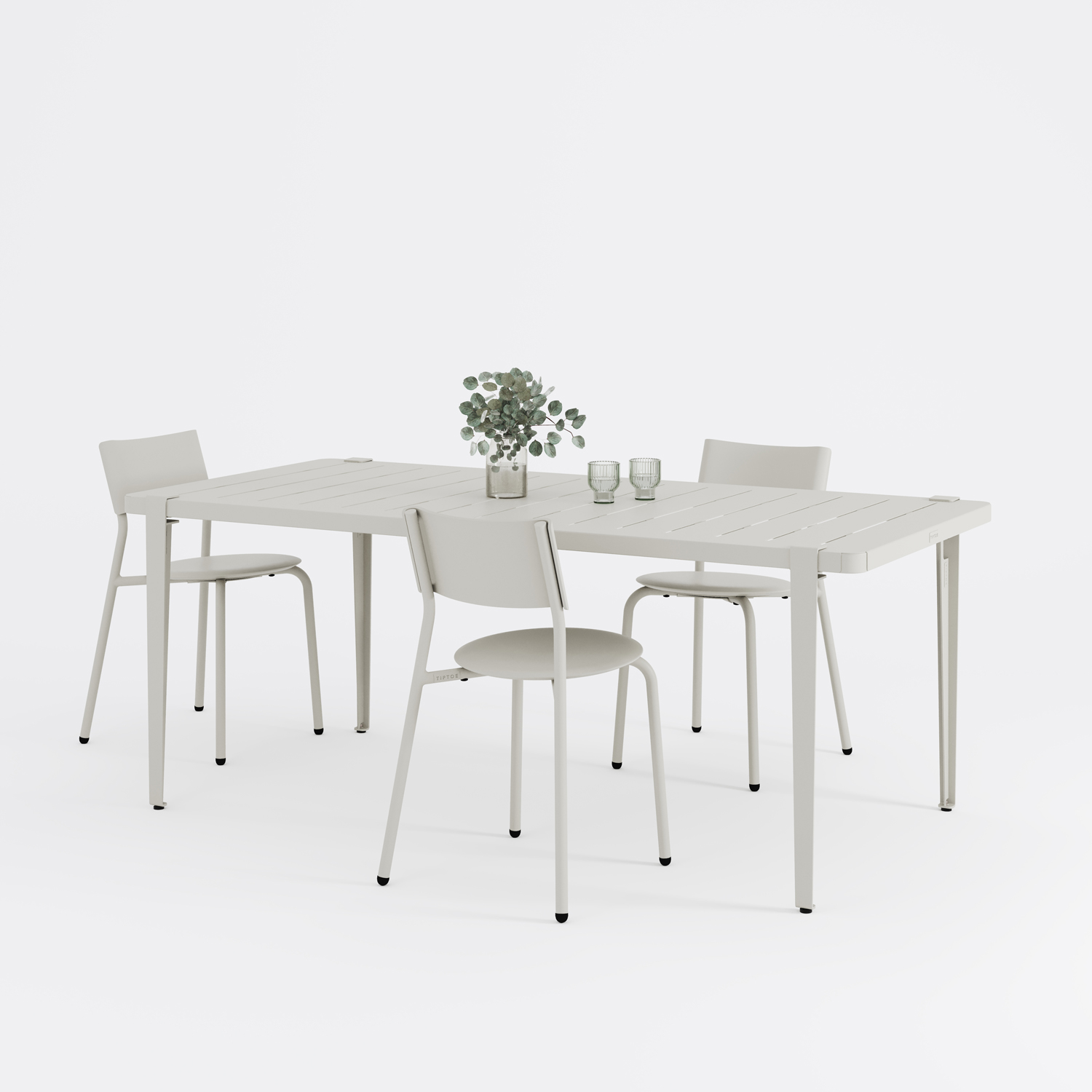 Outdoor table - powder-coated steel