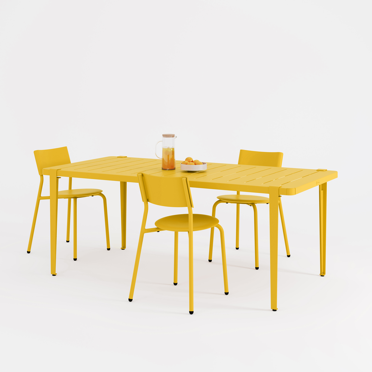 Outdoor table - powder-coated steel