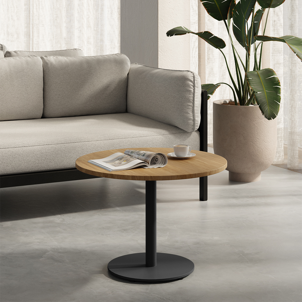 MOKA coffee table - solid oak