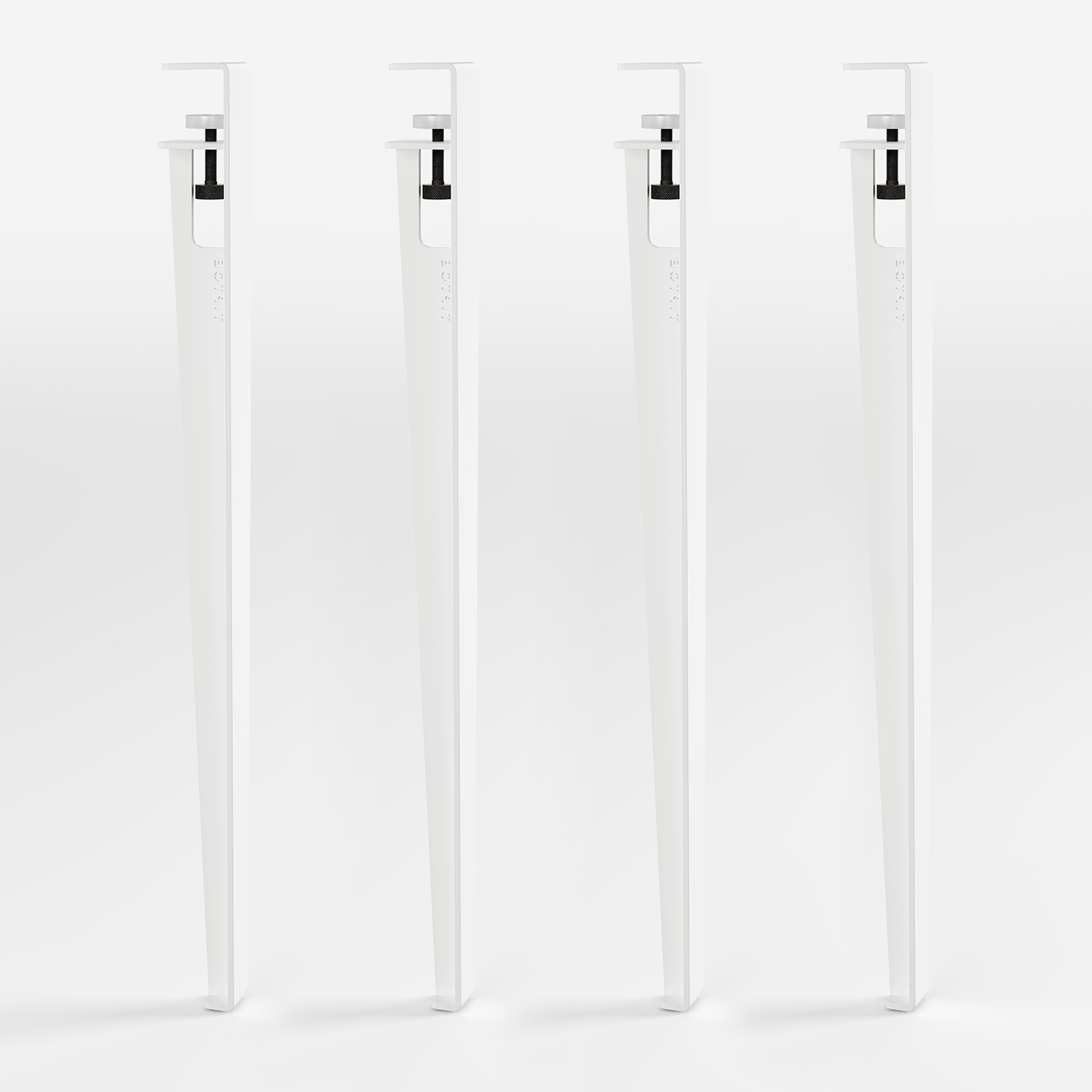 Set of 4 table legs - 75cm