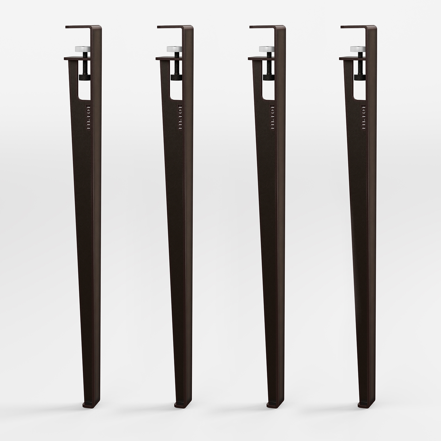 Set of 4 table legs - 75cm