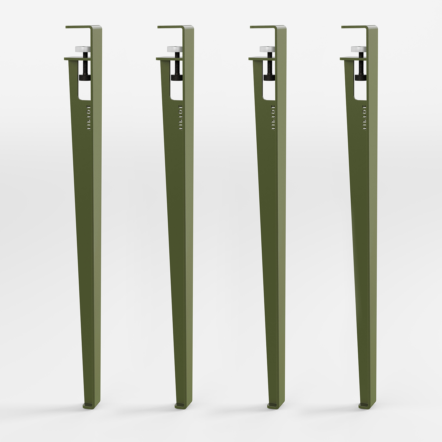 Set of 4 table legs - 75cm