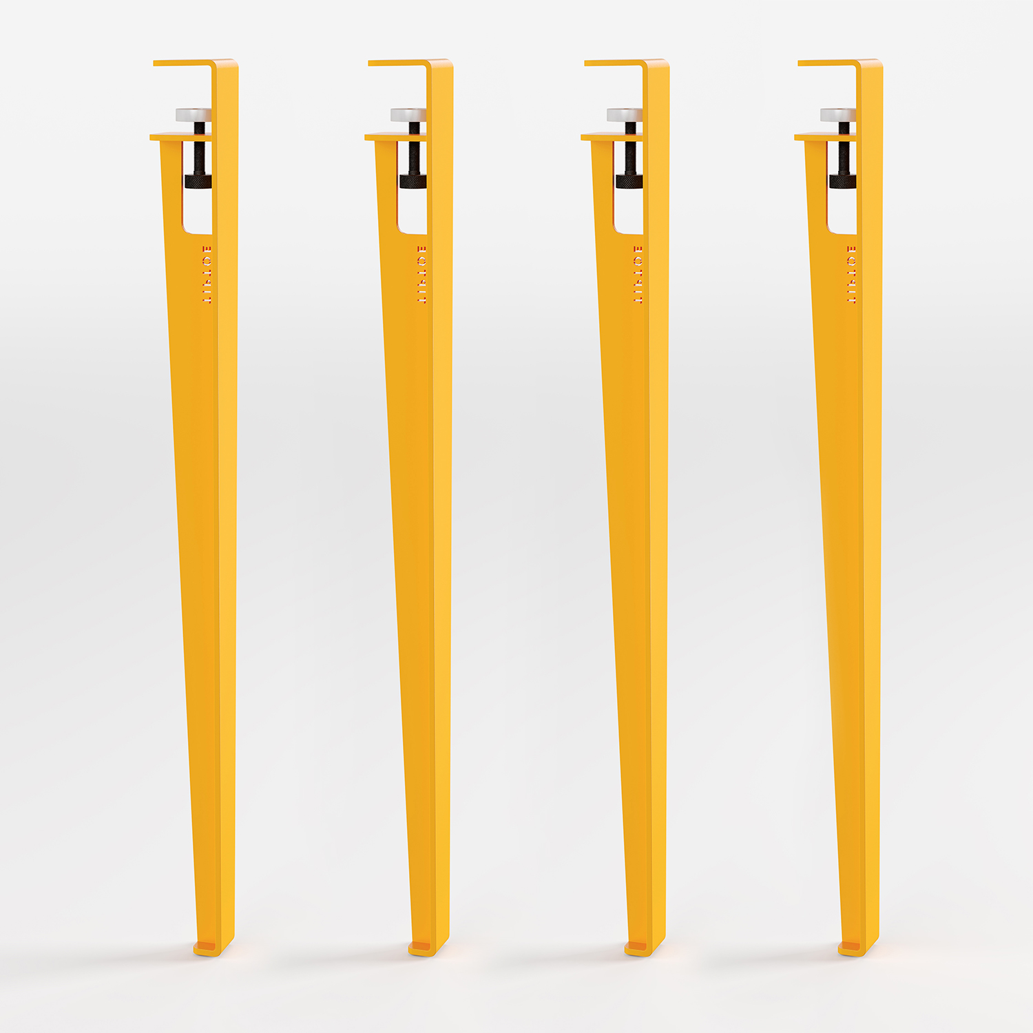 Set of 4 table legs - 75cm