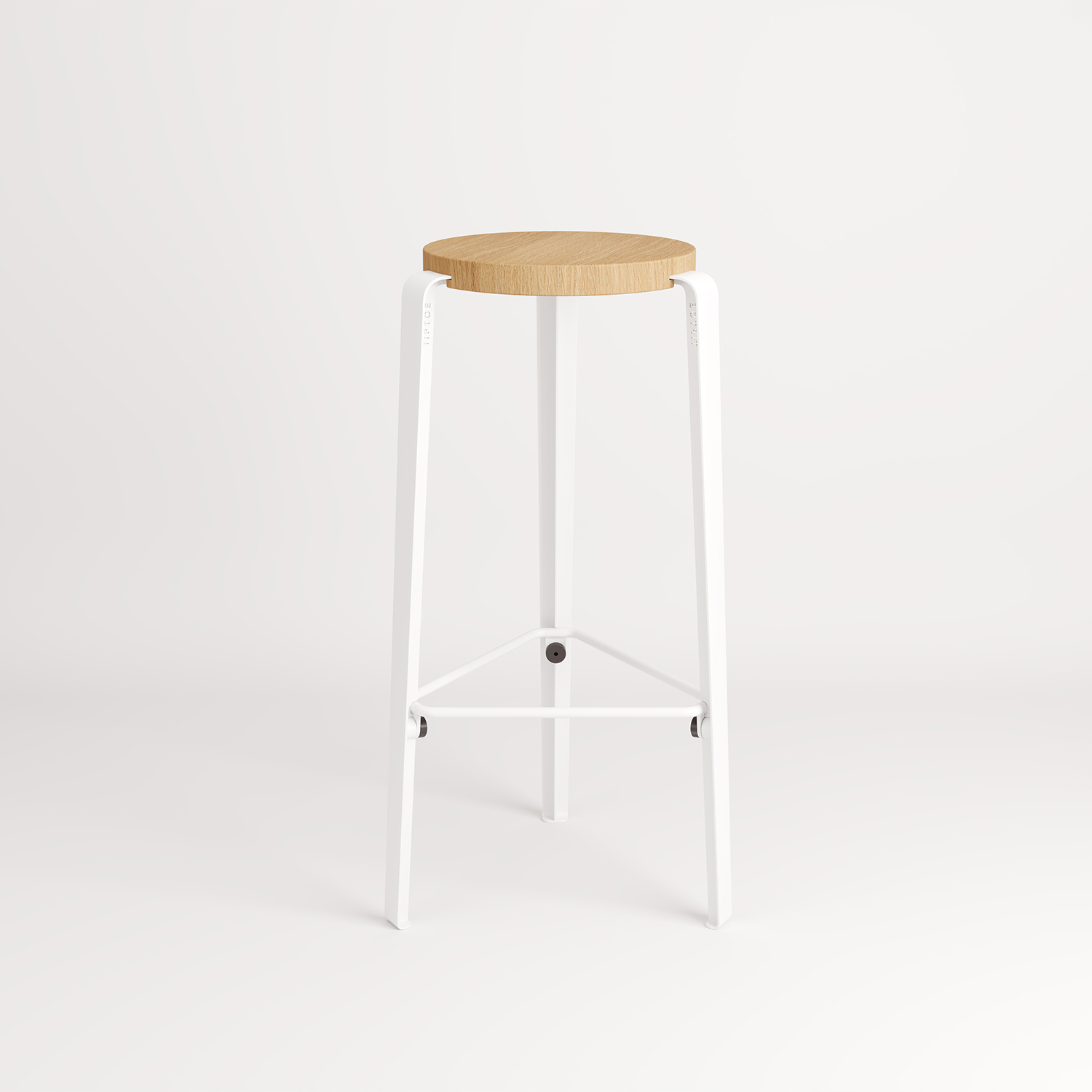 Bar stool - eco-certified wood - 76cm