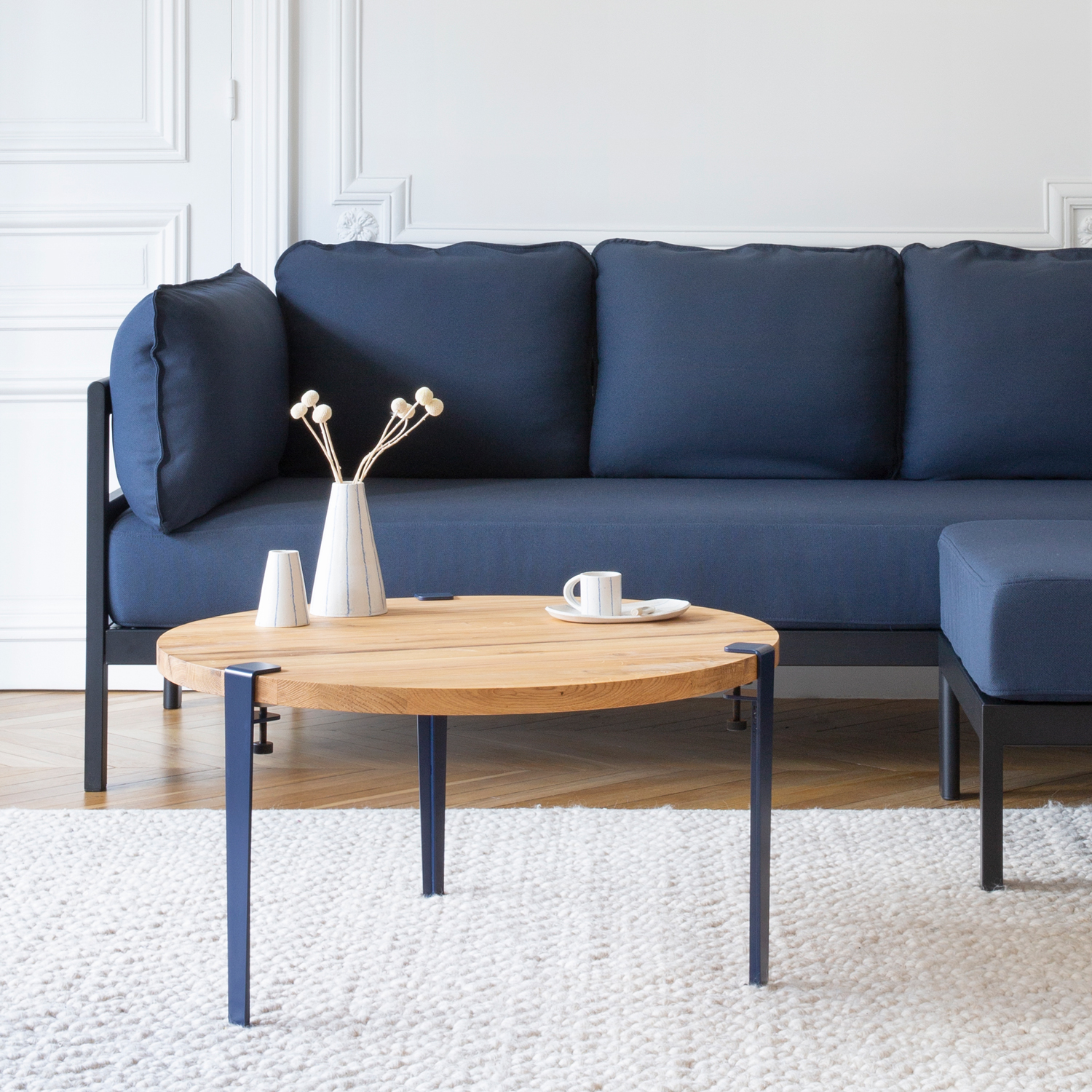 Set of 3 or 4 table legs - 43cm