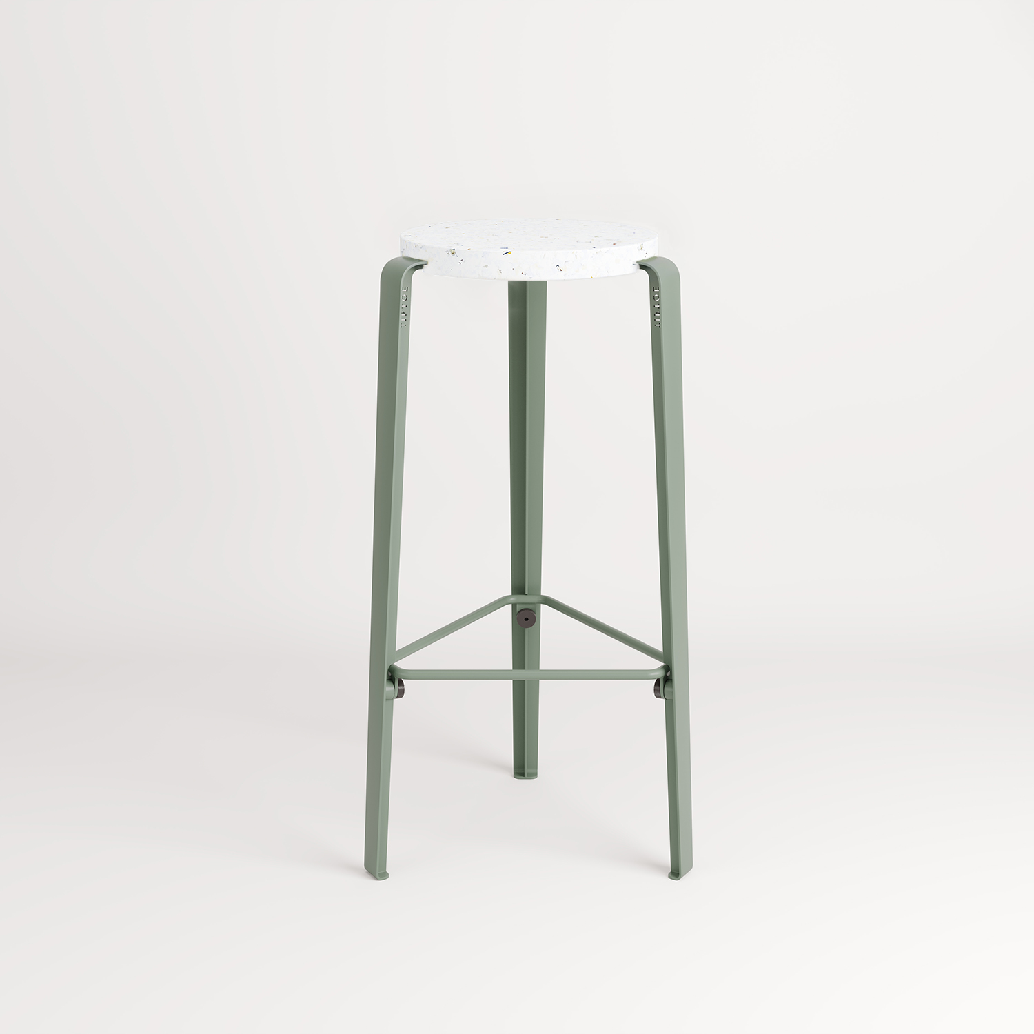 Bar stool - Venezia recycled plastic - 76cm