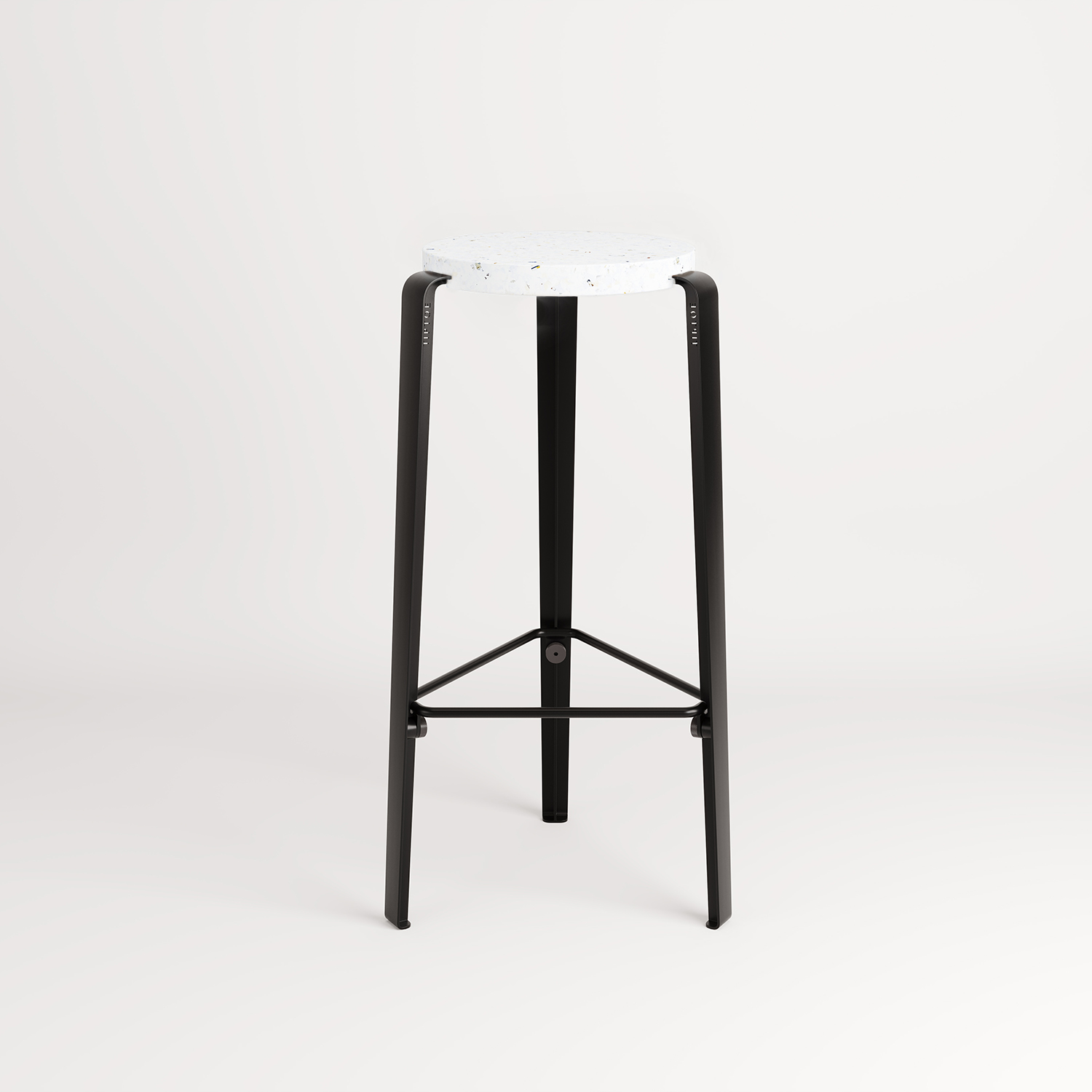 Bar stool - Venezia recycled plastic - 76cm