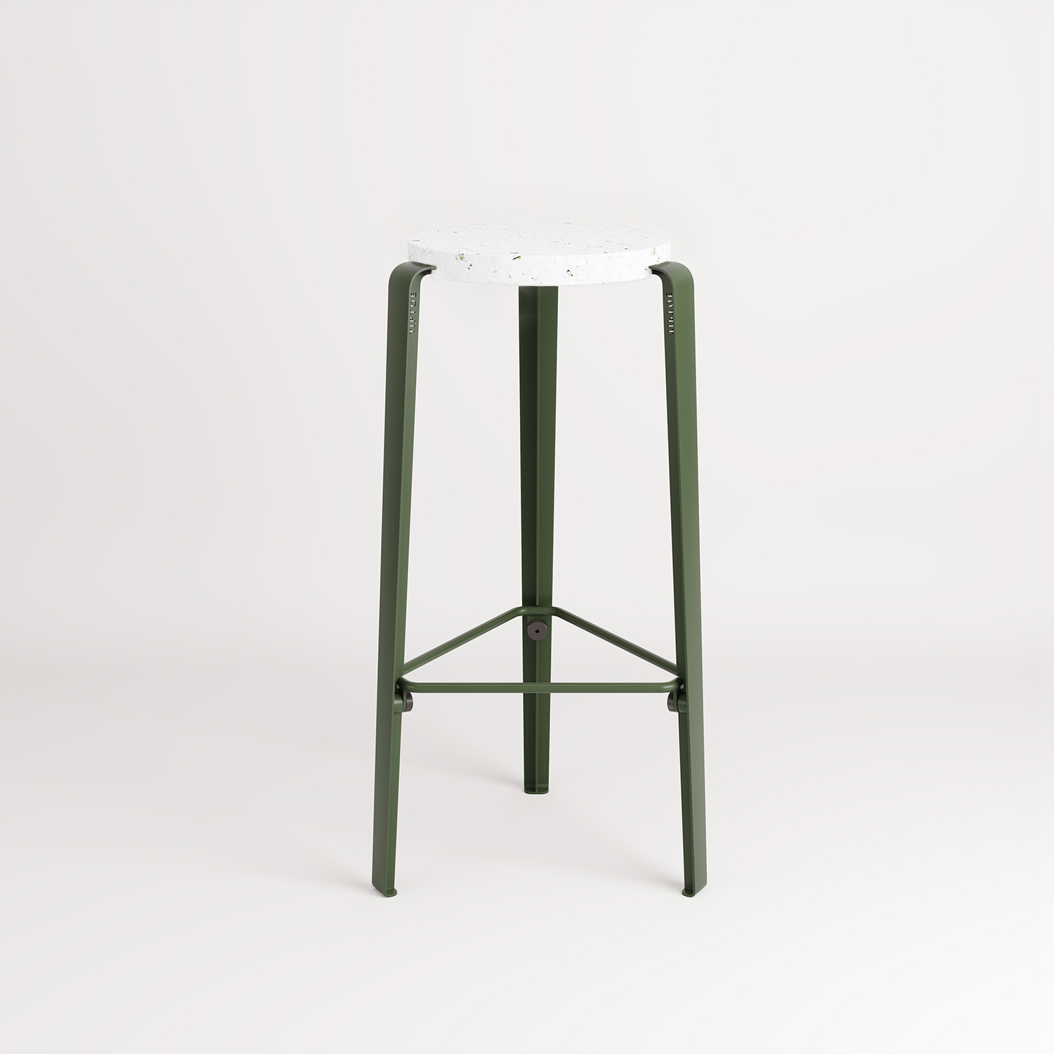 BIG LOU bar stool in recycled plastic VENEZIA