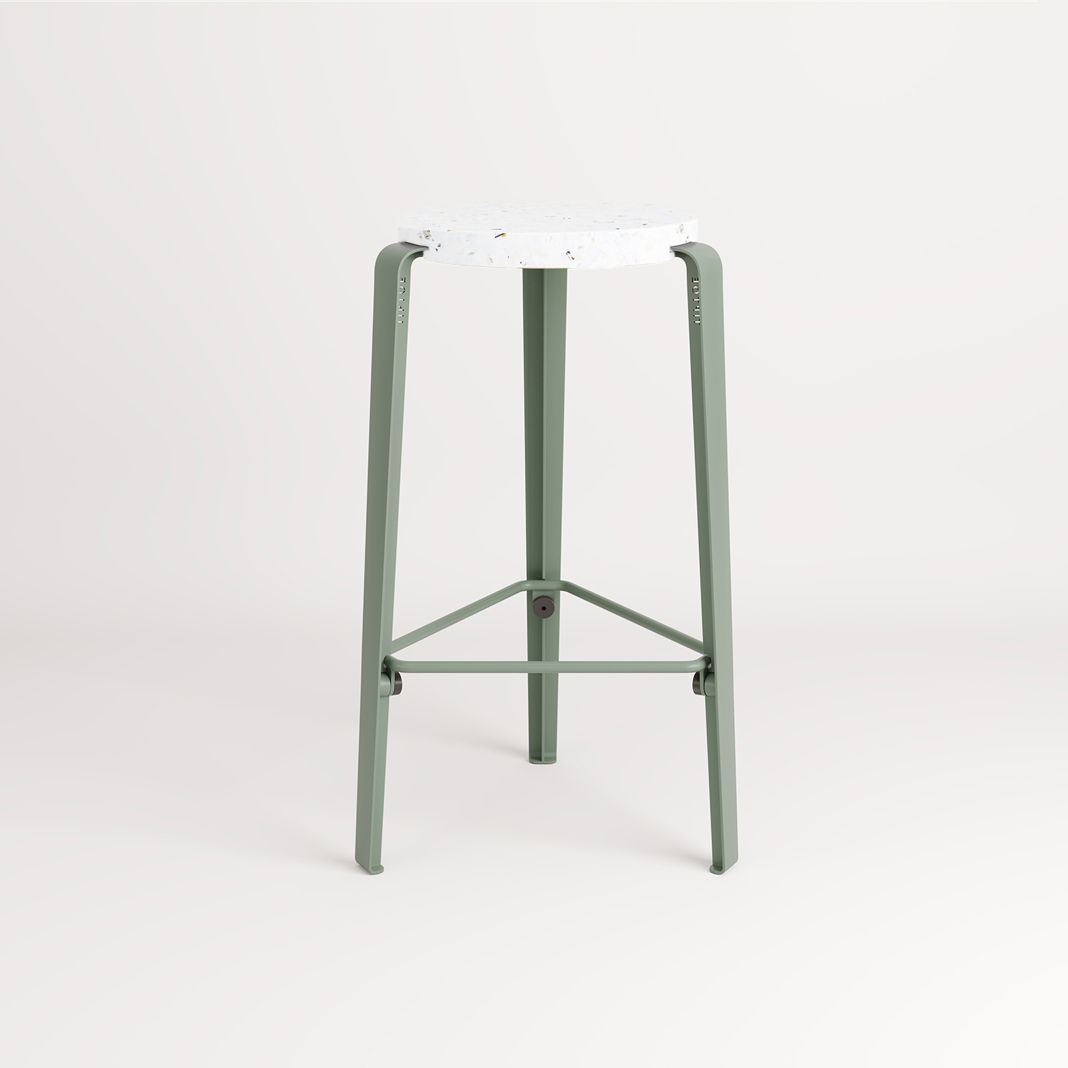 Barhocker LOU - recycelter Kunststoff Venezia - 66cm