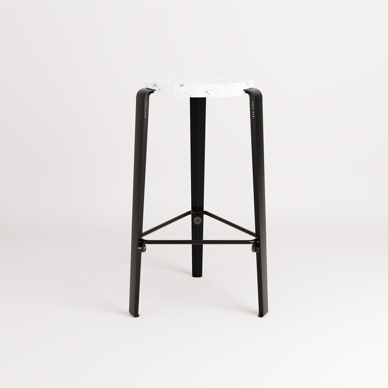 Barhocker LOU - recycelter Kunststoff Venezia - 66cm