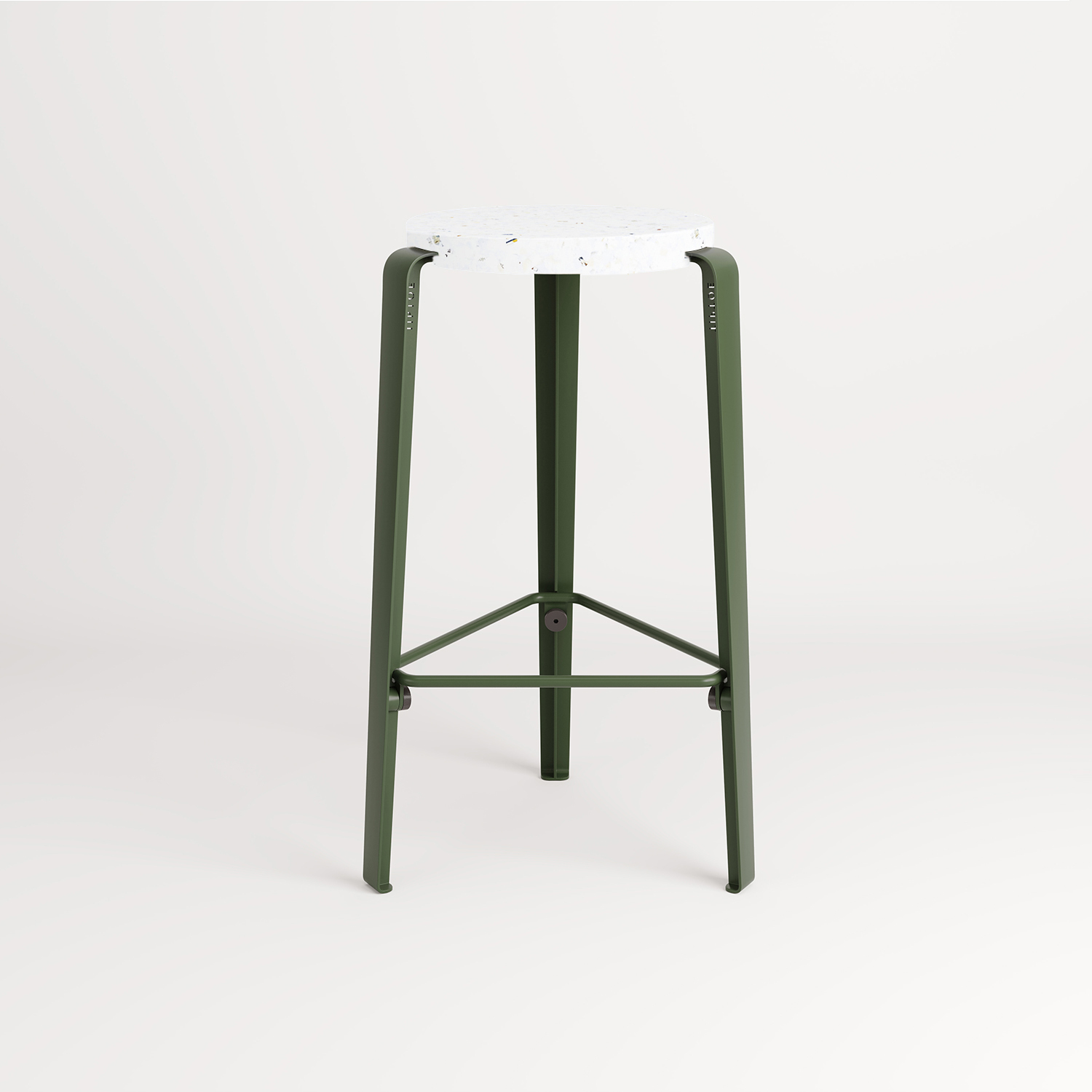 Barhocker LOU - recycelter Kunststoff Venezia - 66cm