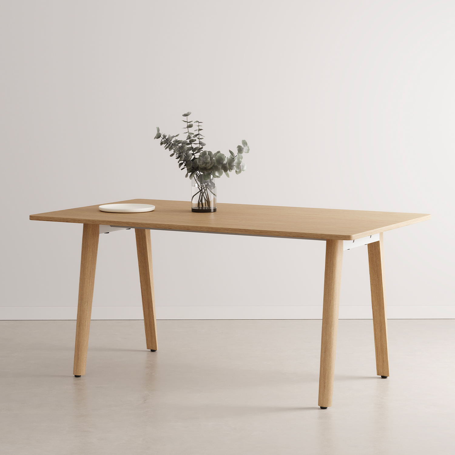 NEW MODERN full wood dining table - eco-certified wood