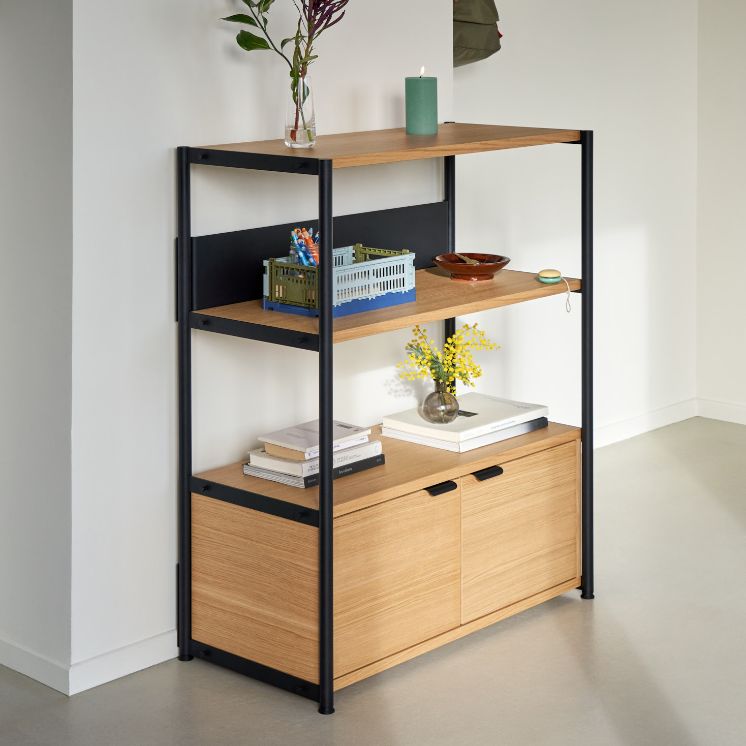 UNIT shelf - H110 x W84cm - eco-certified wood