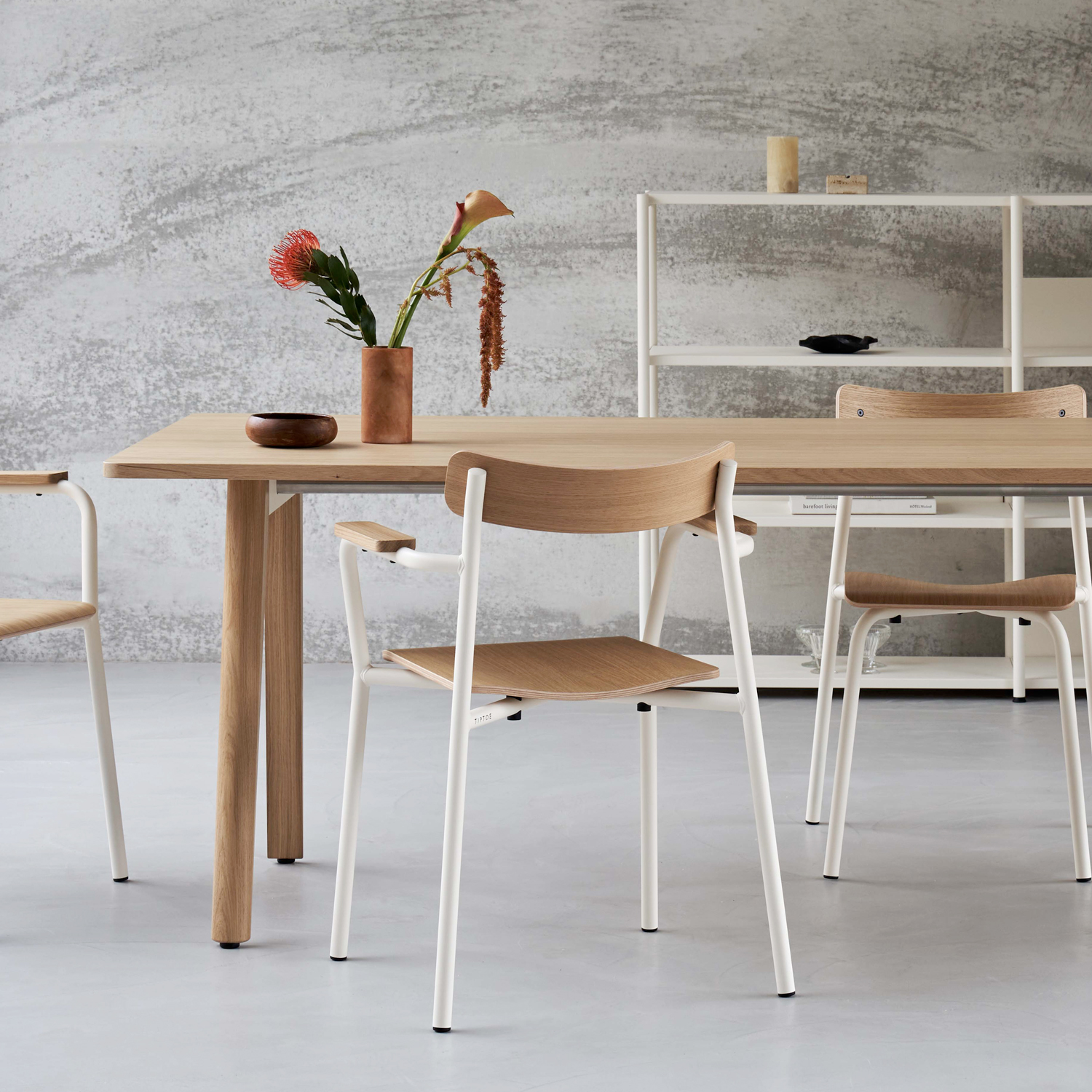 NEW MODERN full wood dining table - eco-certified wood