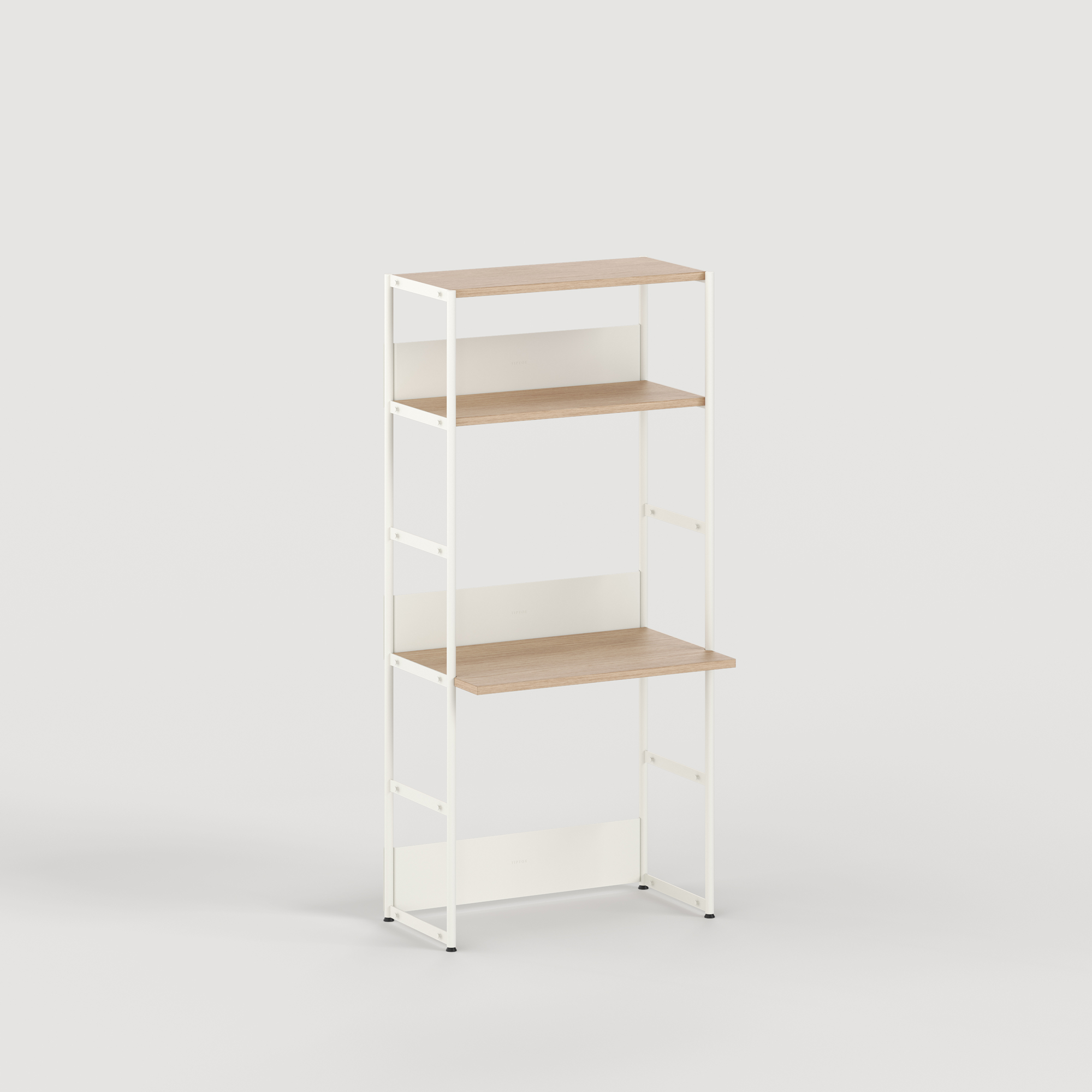UNIT desk shelf - H180 to 215 x W84cm - eco-certified wood