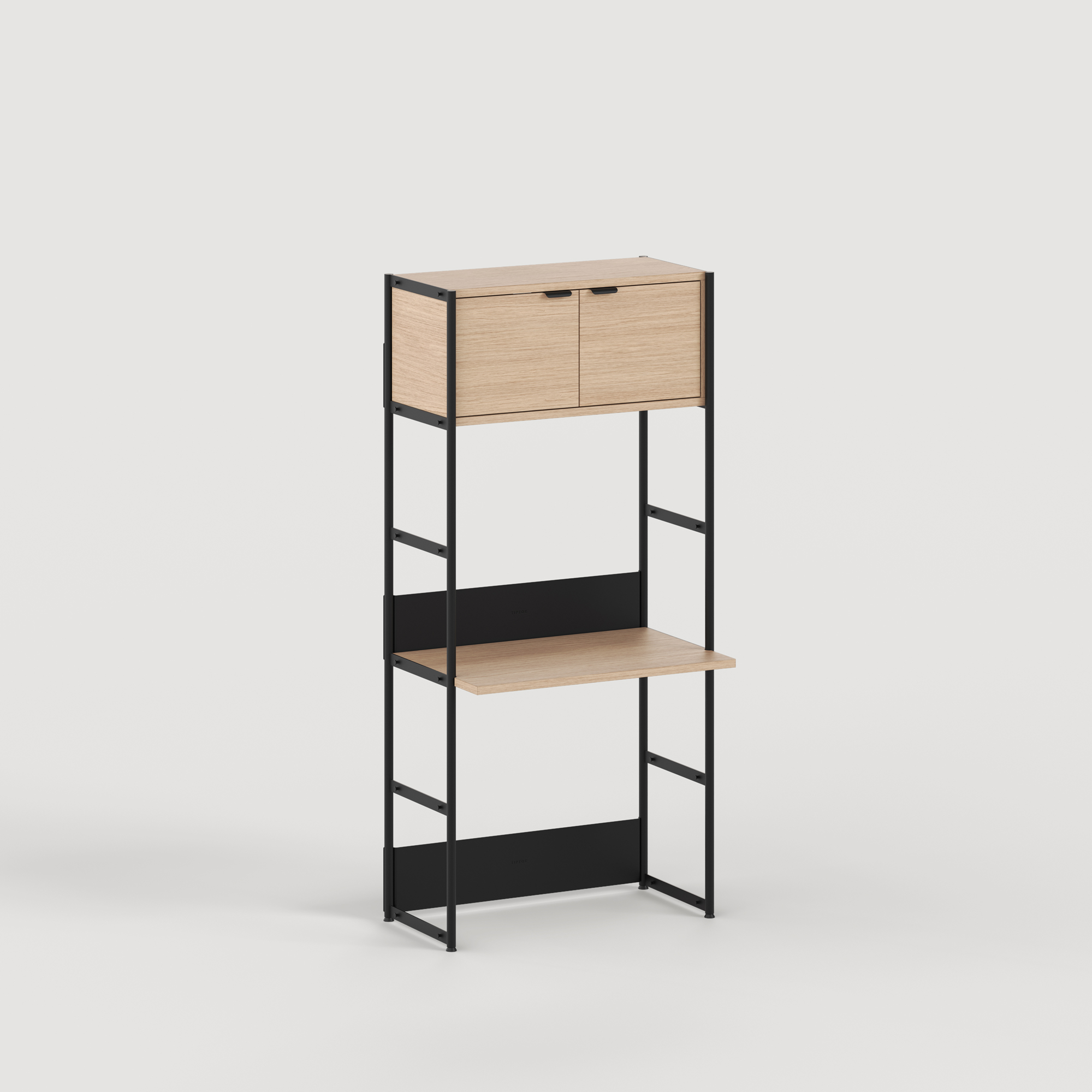 UNIT desk shelf - H180 to 215 x W84cm - eco-certified wood