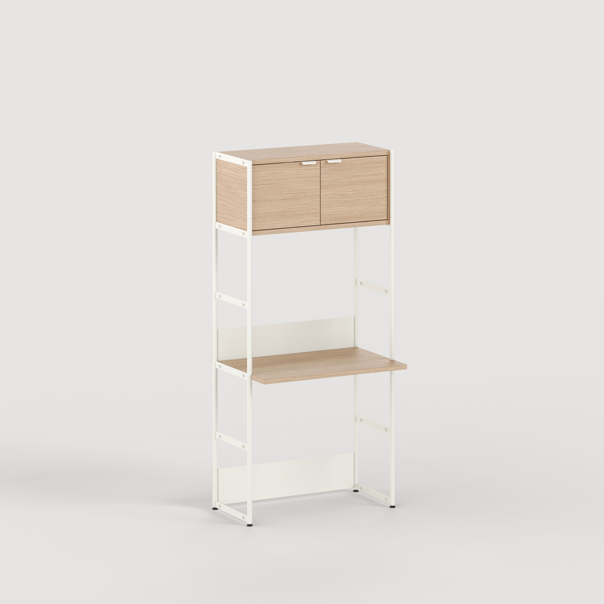 UNIT desk shelf - H180 to 215 x W84cm - eco-certified wood