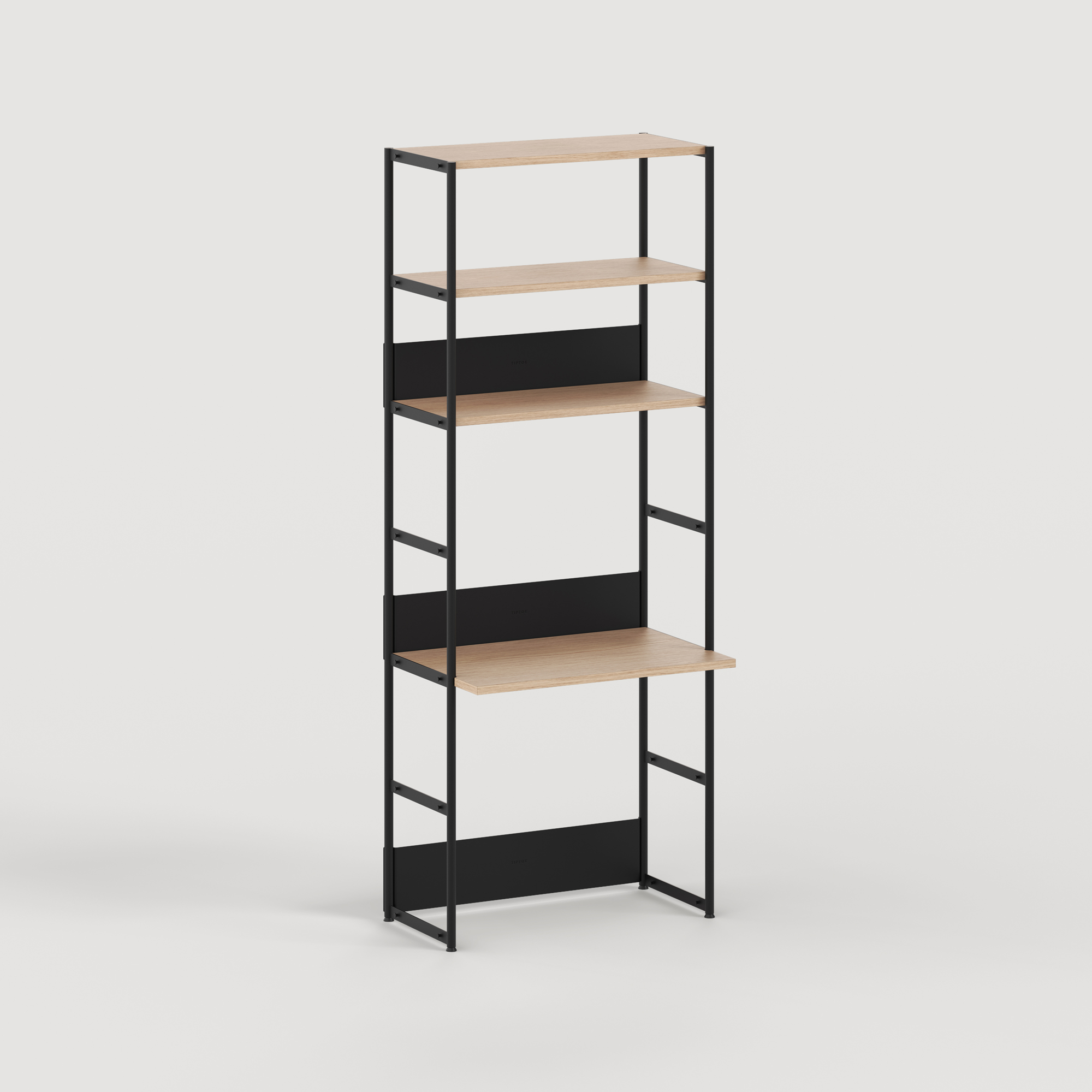 UNIT desk shelf - H180 to 215 x W84cm - eco-certified wood