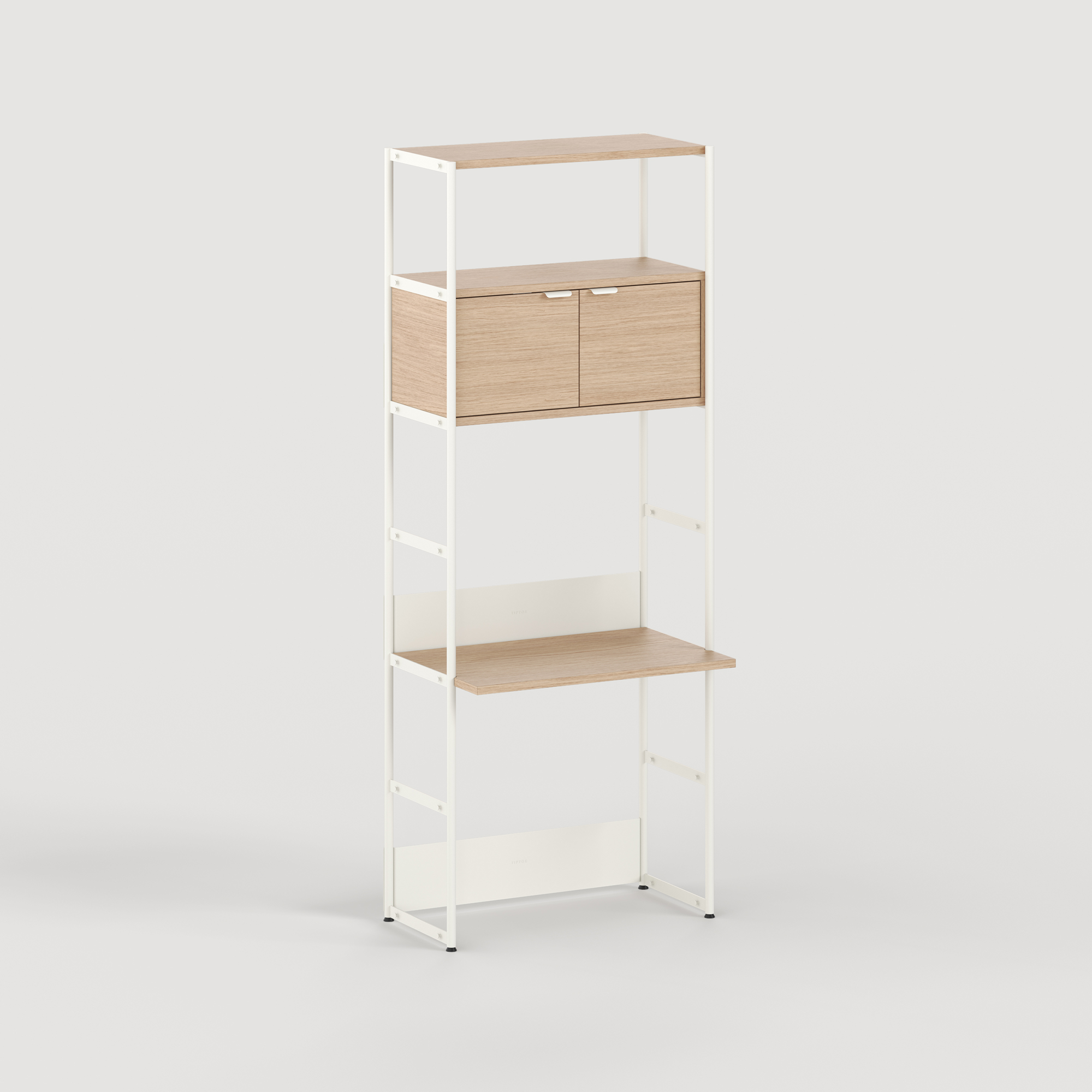 UNIT desk shelf - H180 to 215 x W84cm - eco-certified wood