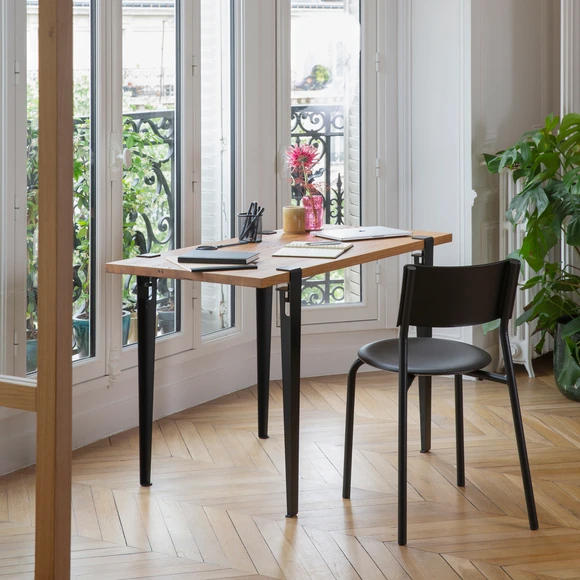 TIPTOE dining table or desk - reclaimed wood "Imperfect"