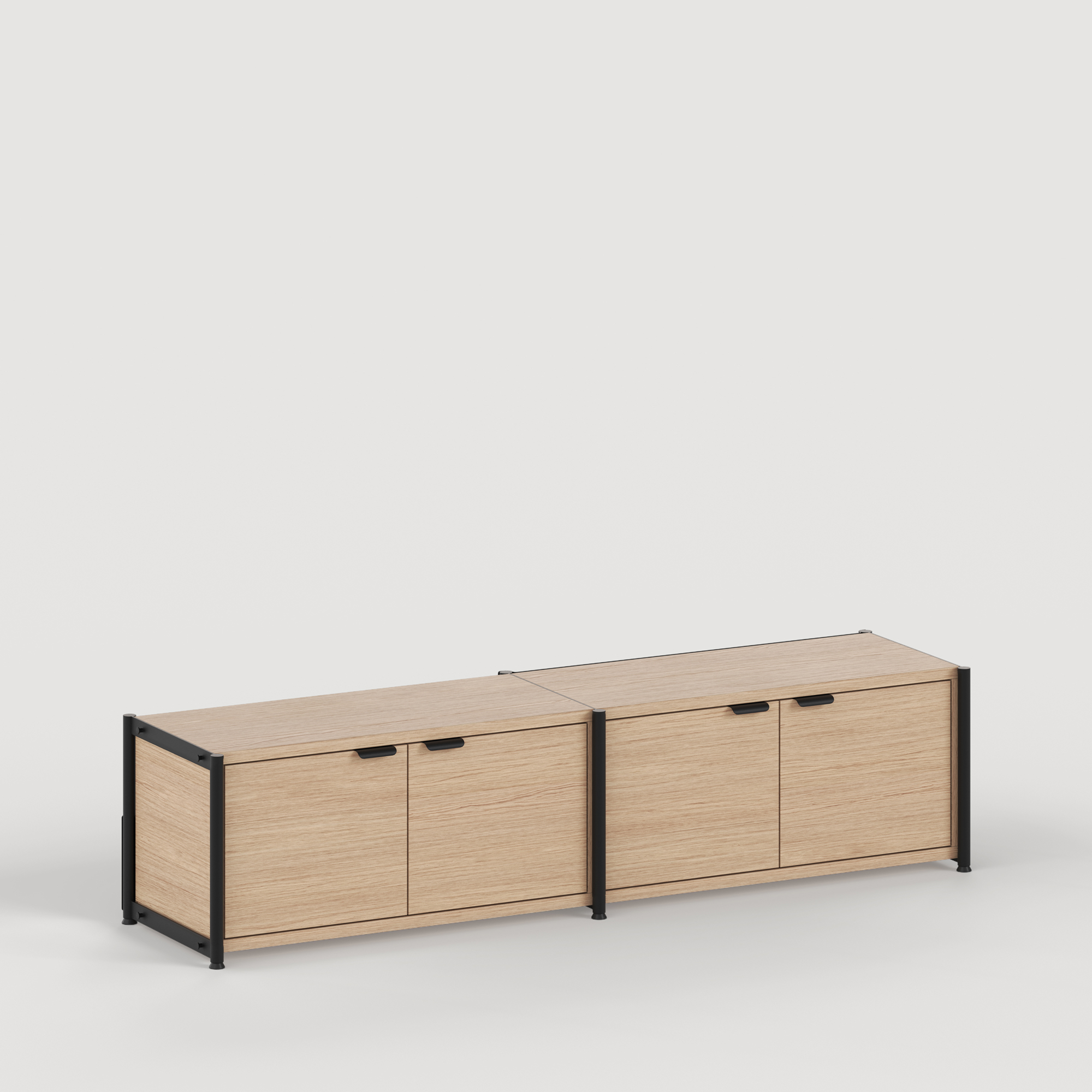 Regal UNIT - H40 bis 50 x B164cm - öko-zertifiziertes Holz