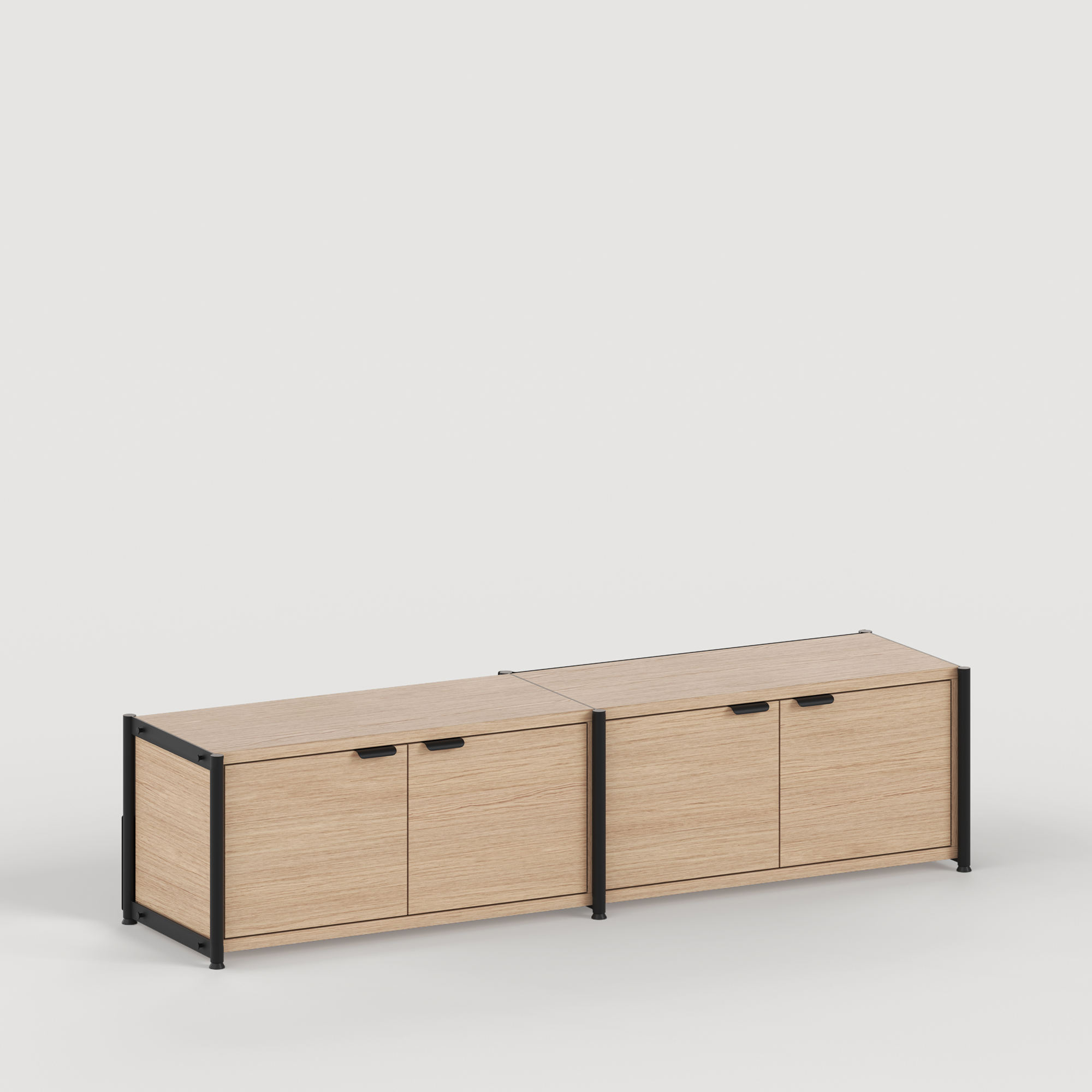 UNIT shelf - H40 to 50 x W164cm - eco-certified wood