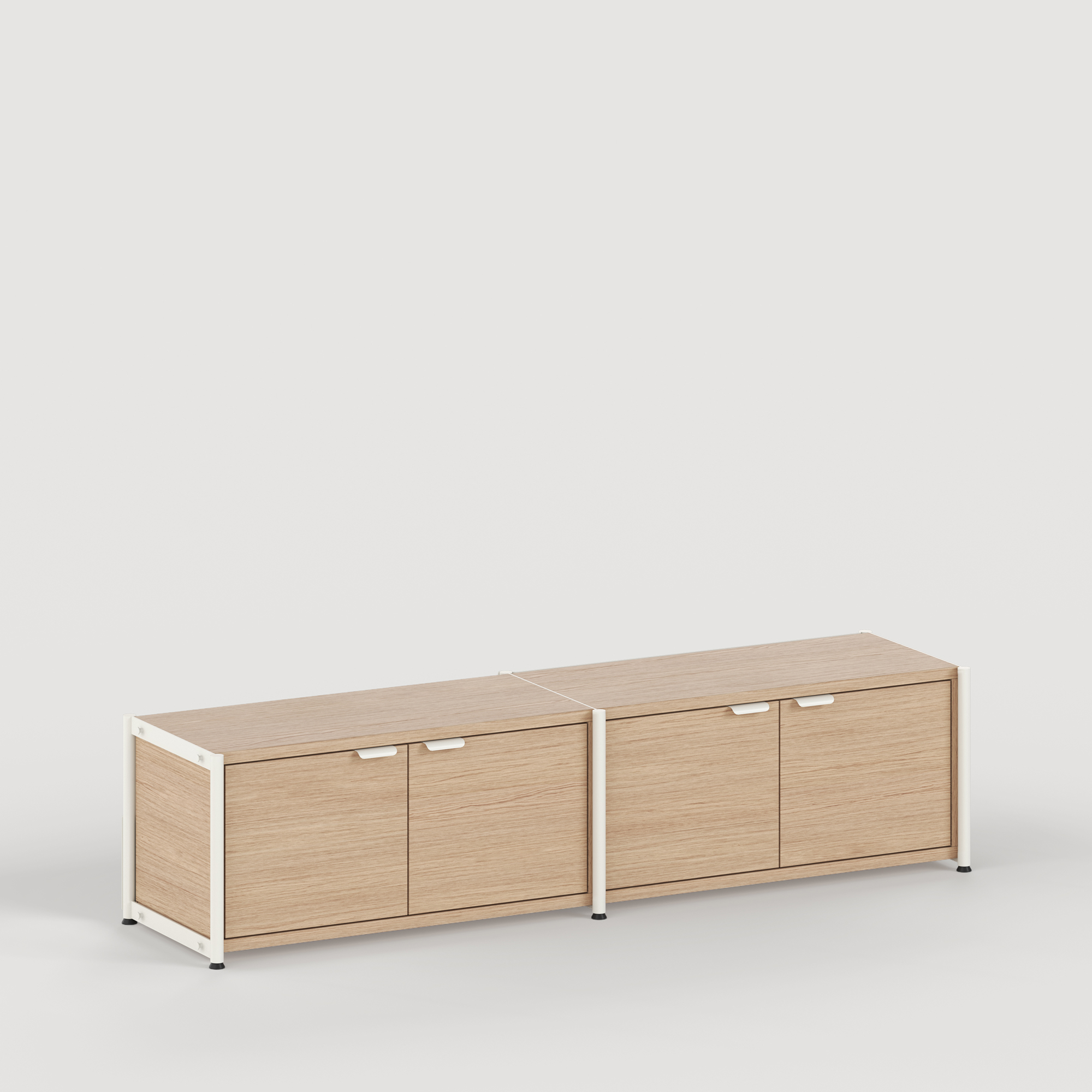 Regal UNIT - H40 bis 50 x B164cm - öko-zertifiziertes Holz