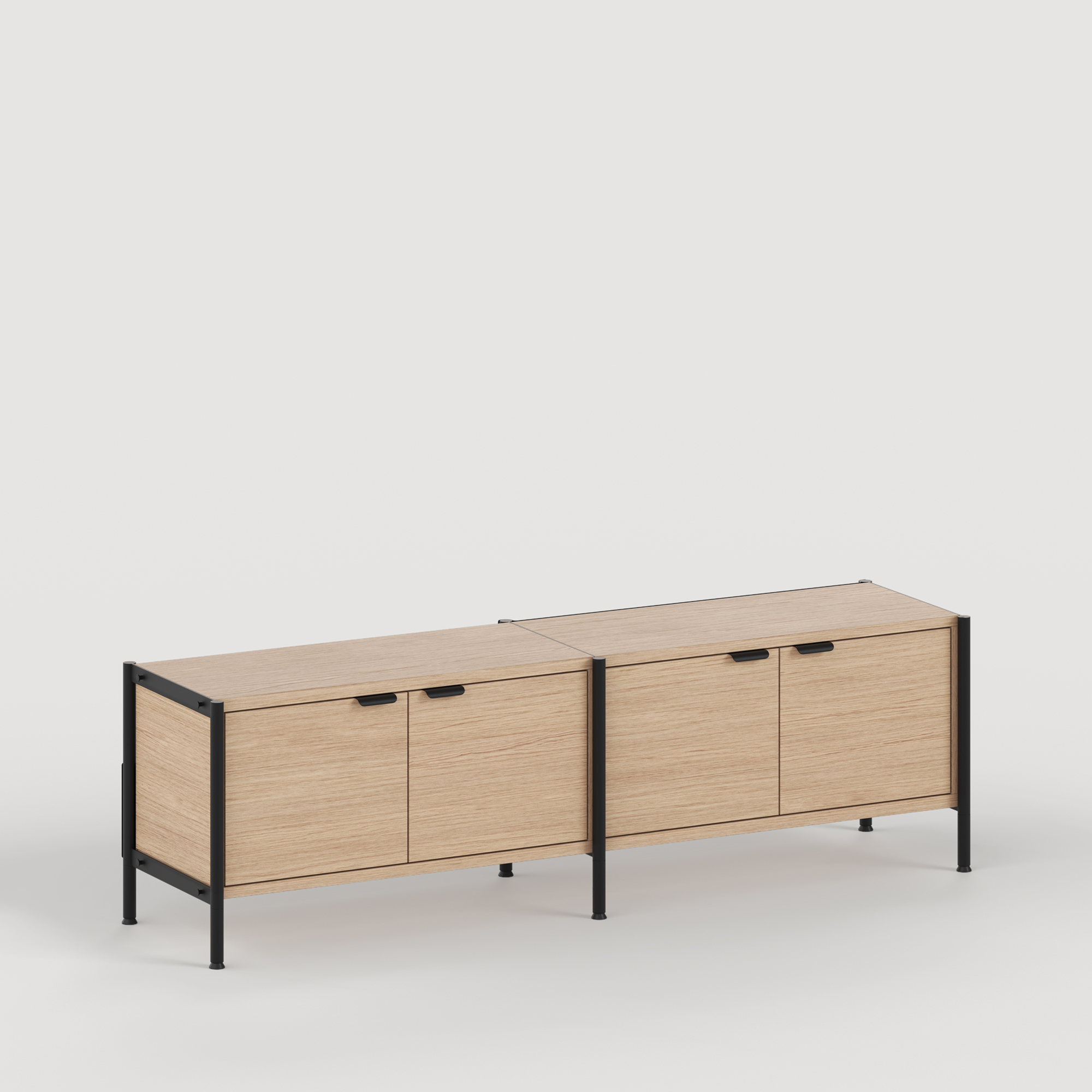 Regal UNIT - H40 bis 50 x B164cm - öko-zertifiziertes Holz