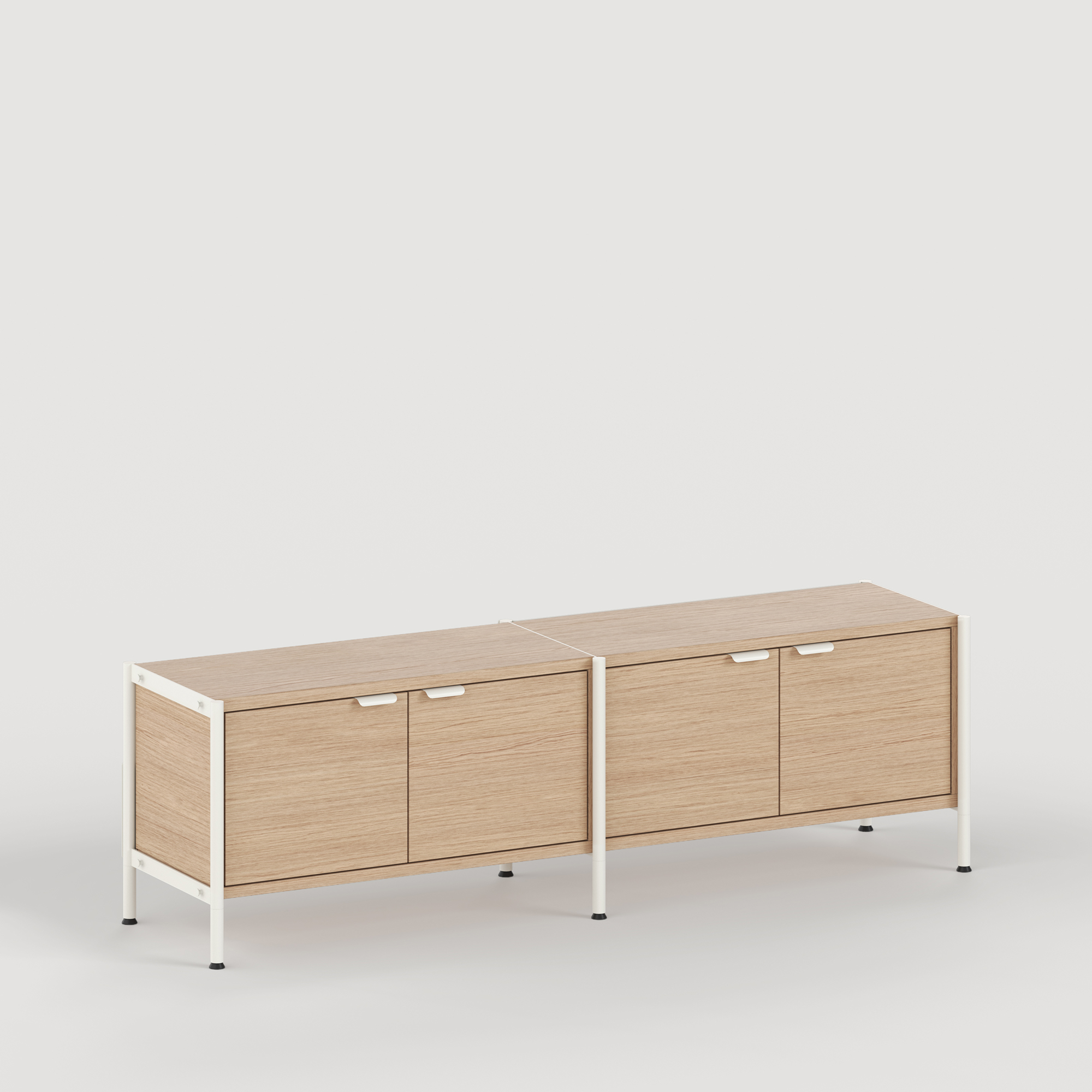 Regal UNIT - H40 bis 50 x B164cm - öko-zertifiziertes Holz
