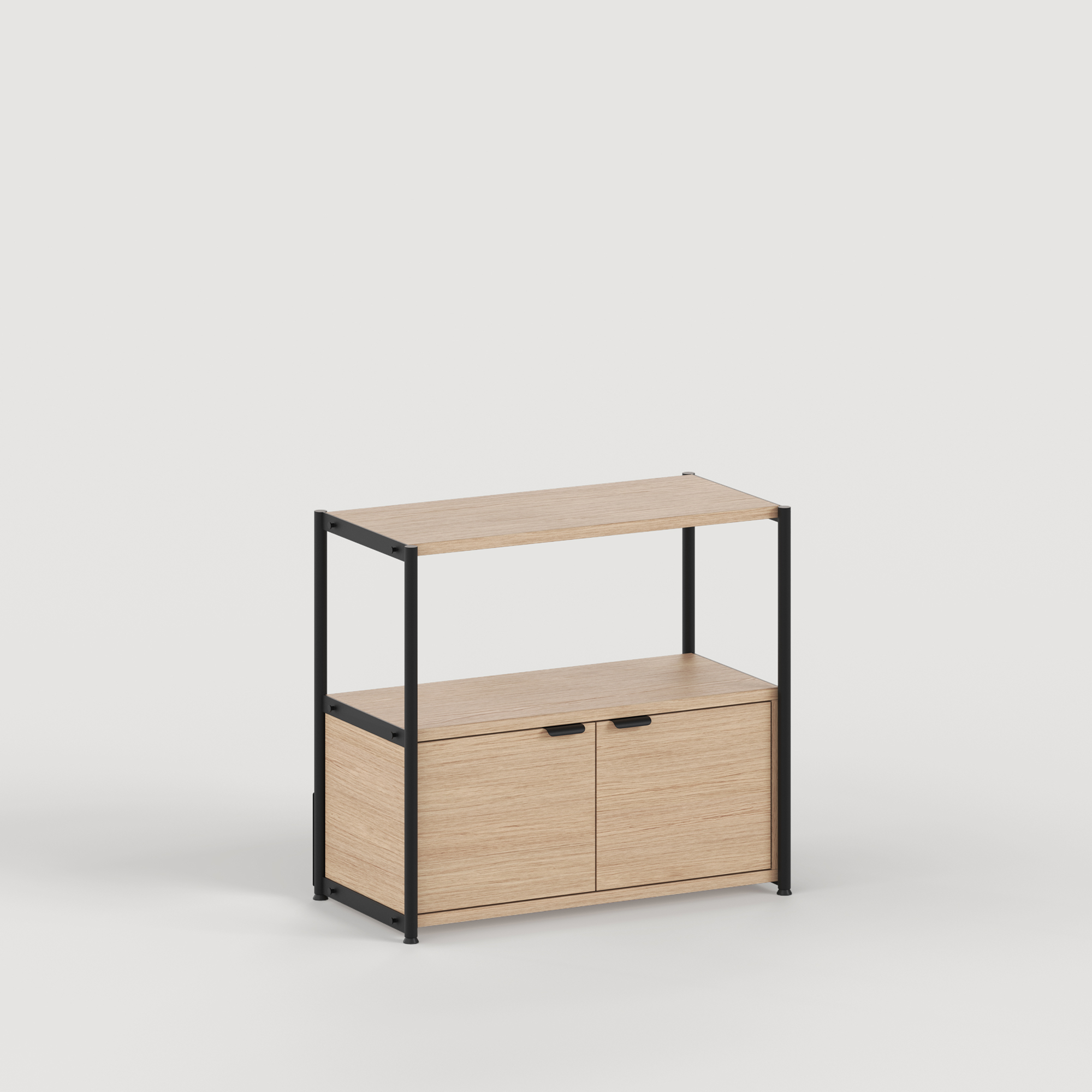 Regal UNIT - H75 bis 85 x B84cm - öko-zertifiziertes Holz