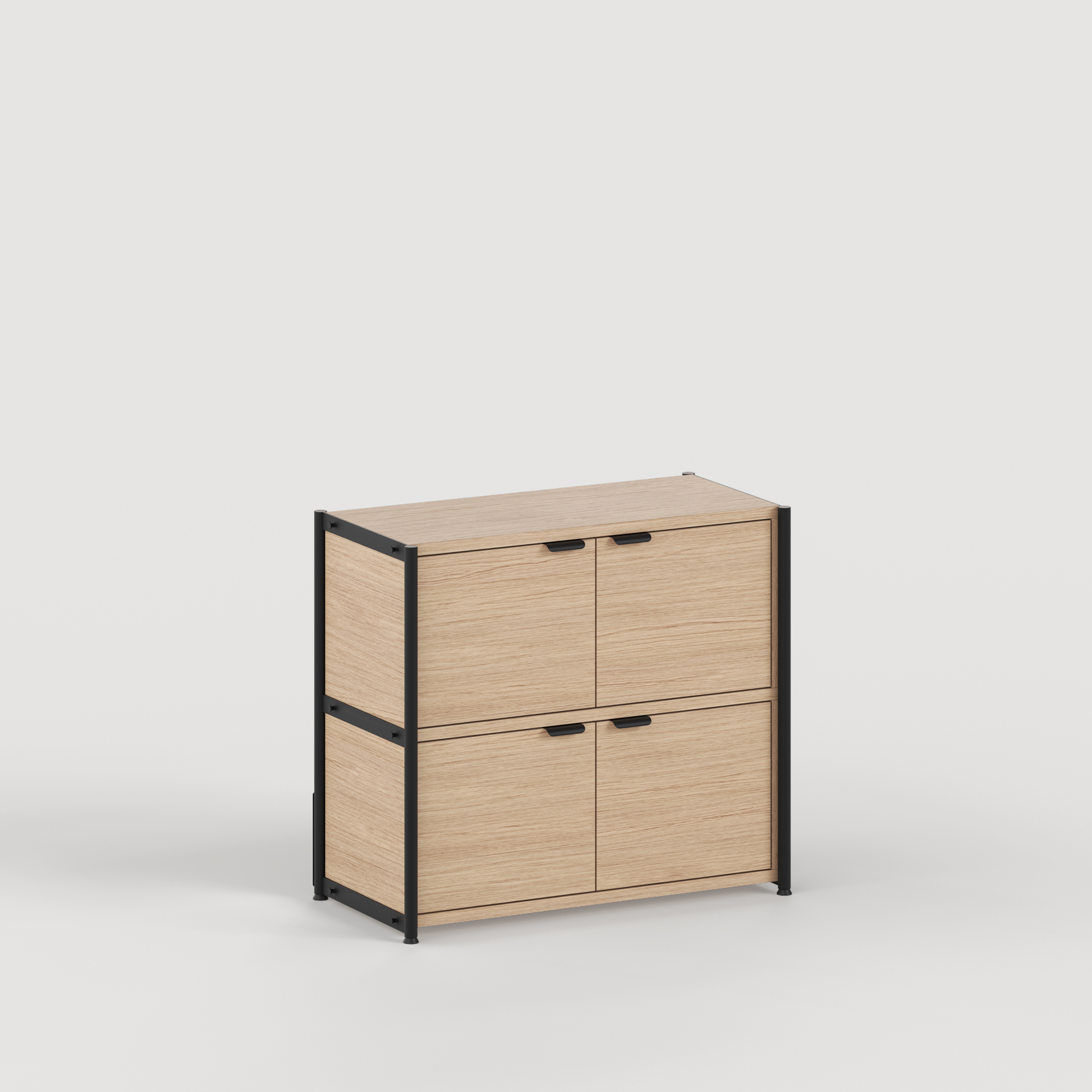 Regal UNIT - H75 bis 85 x B84cm - öko-zertifiziertes Holz