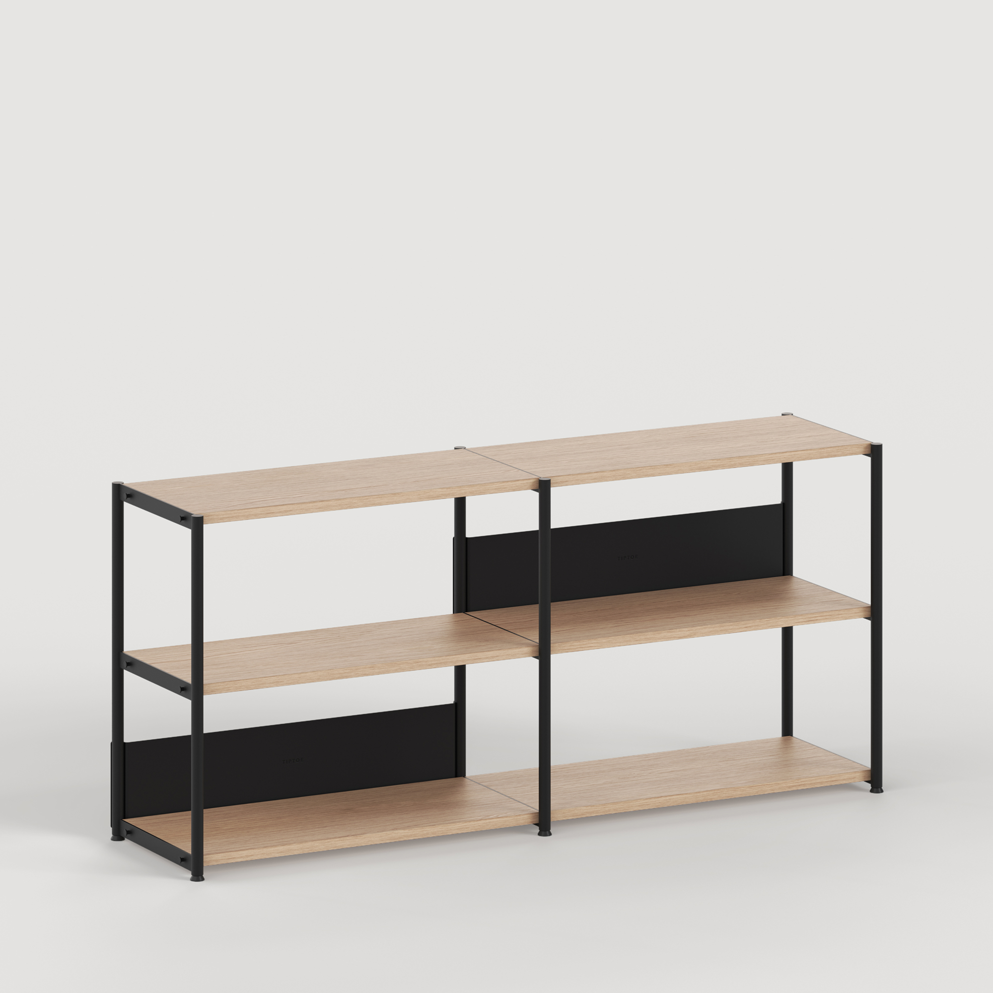 UNIT shelf - H75 to 85 x W164cm - eco-certified wood