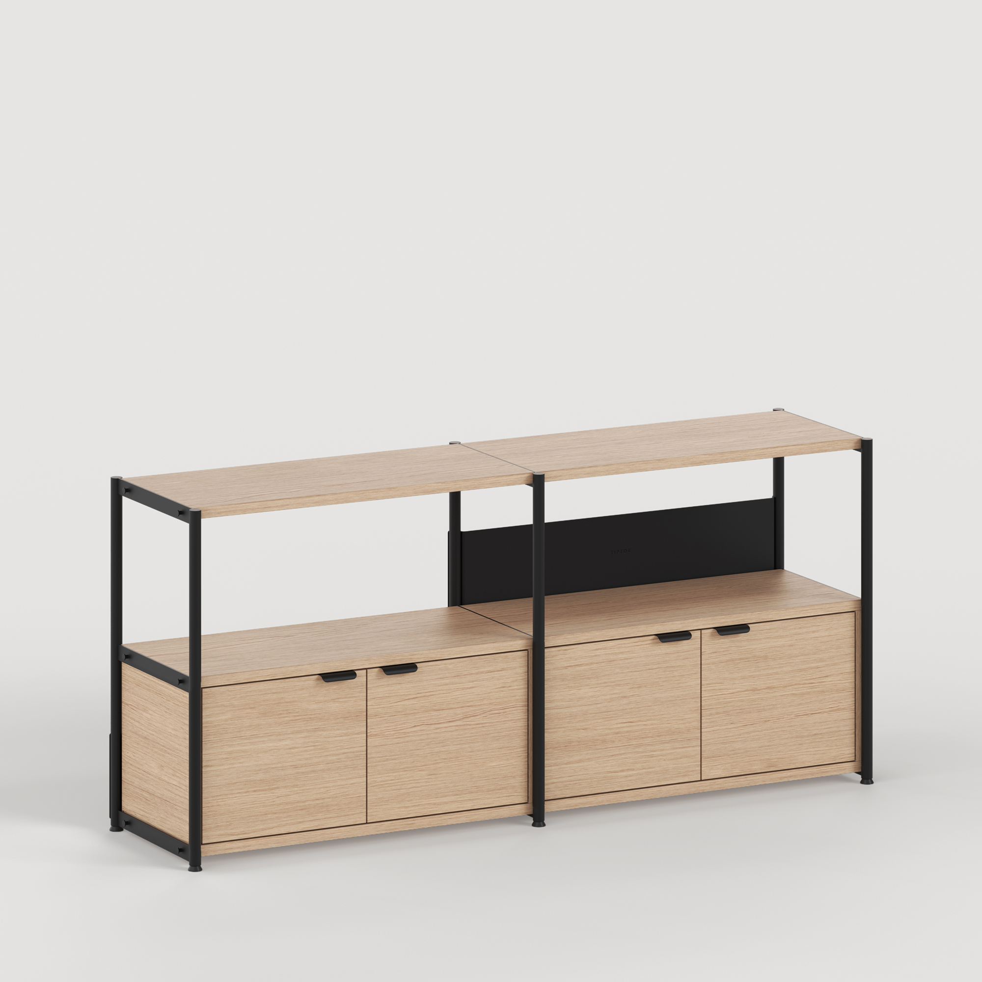 UNIT shelf - H75 to 85 x W164cm - eco-certified wood