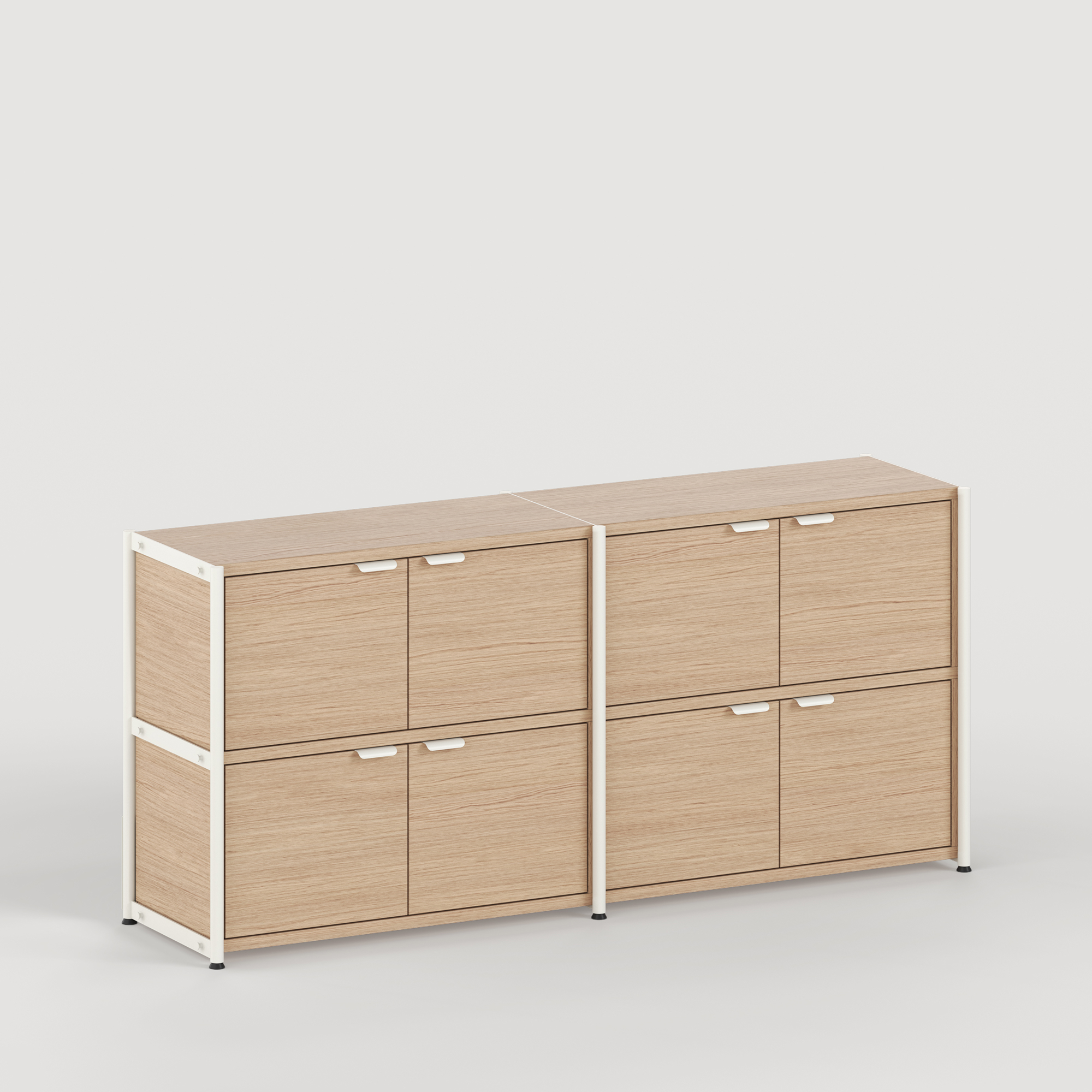 UNIT shelf - H75 to 85 x W164cm - eco-certified wood