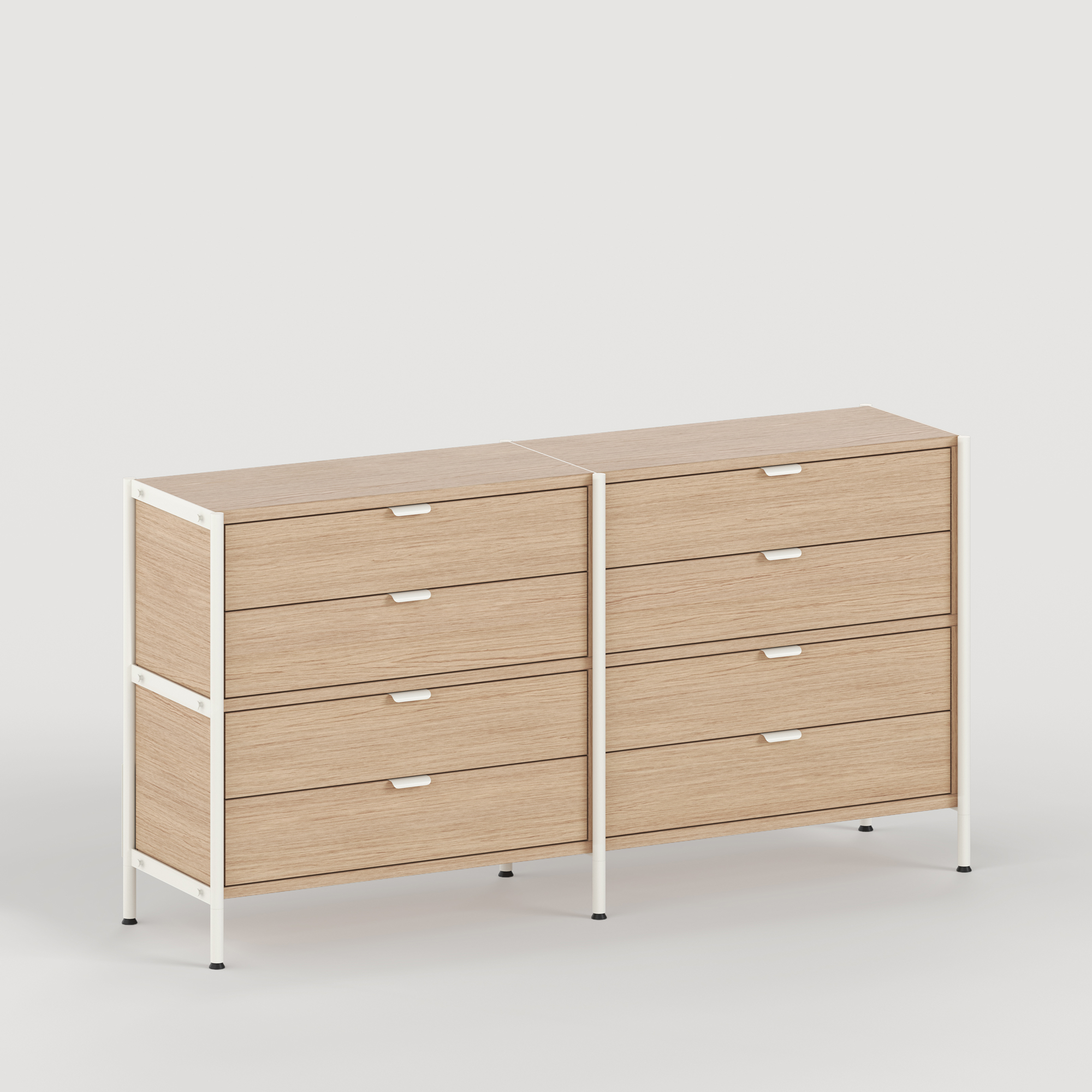 UNIT shelf - H75 to 85 x W164cm - eco-certified wood