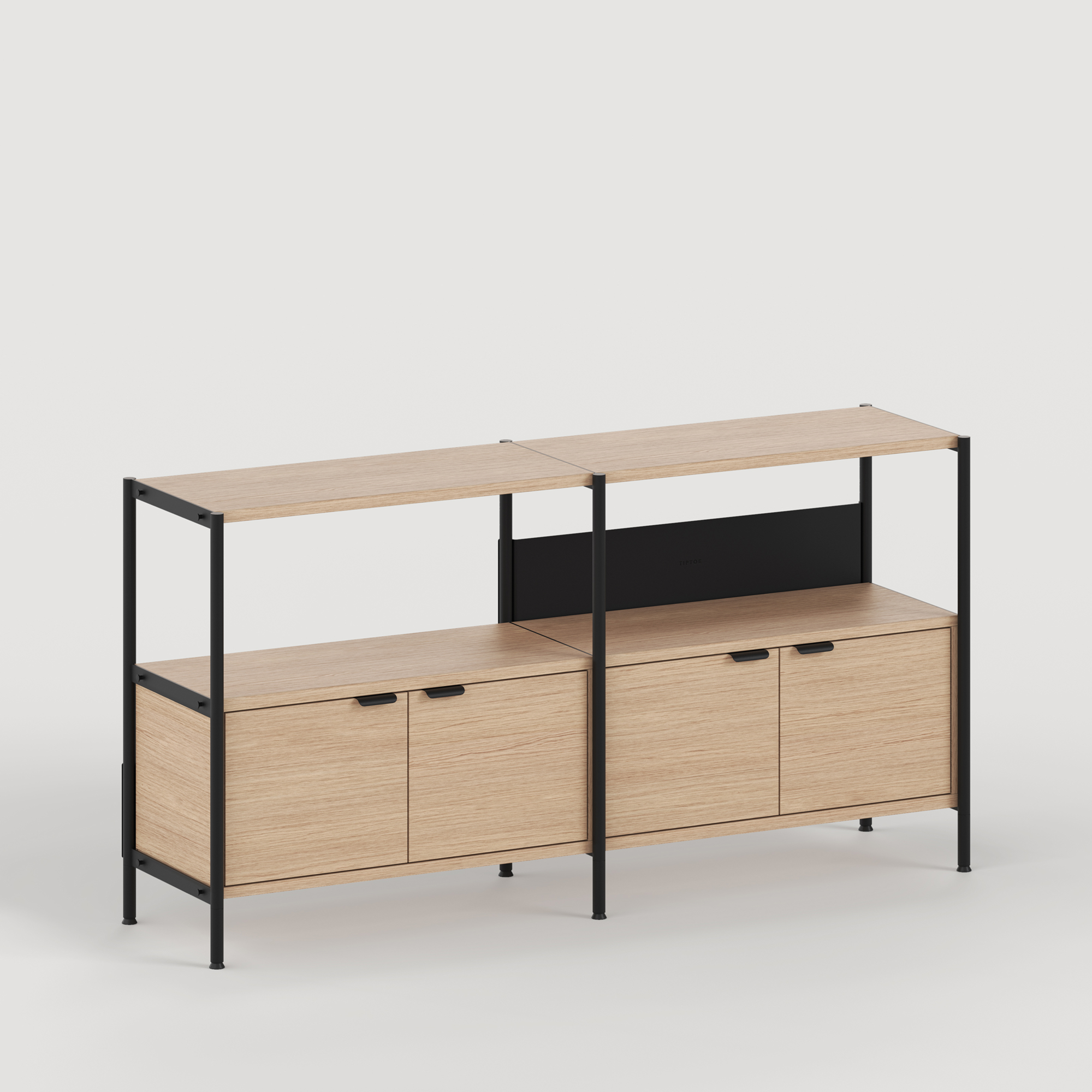 UNIT shelf - H75 to 85 x W164cm - eco-certified wood