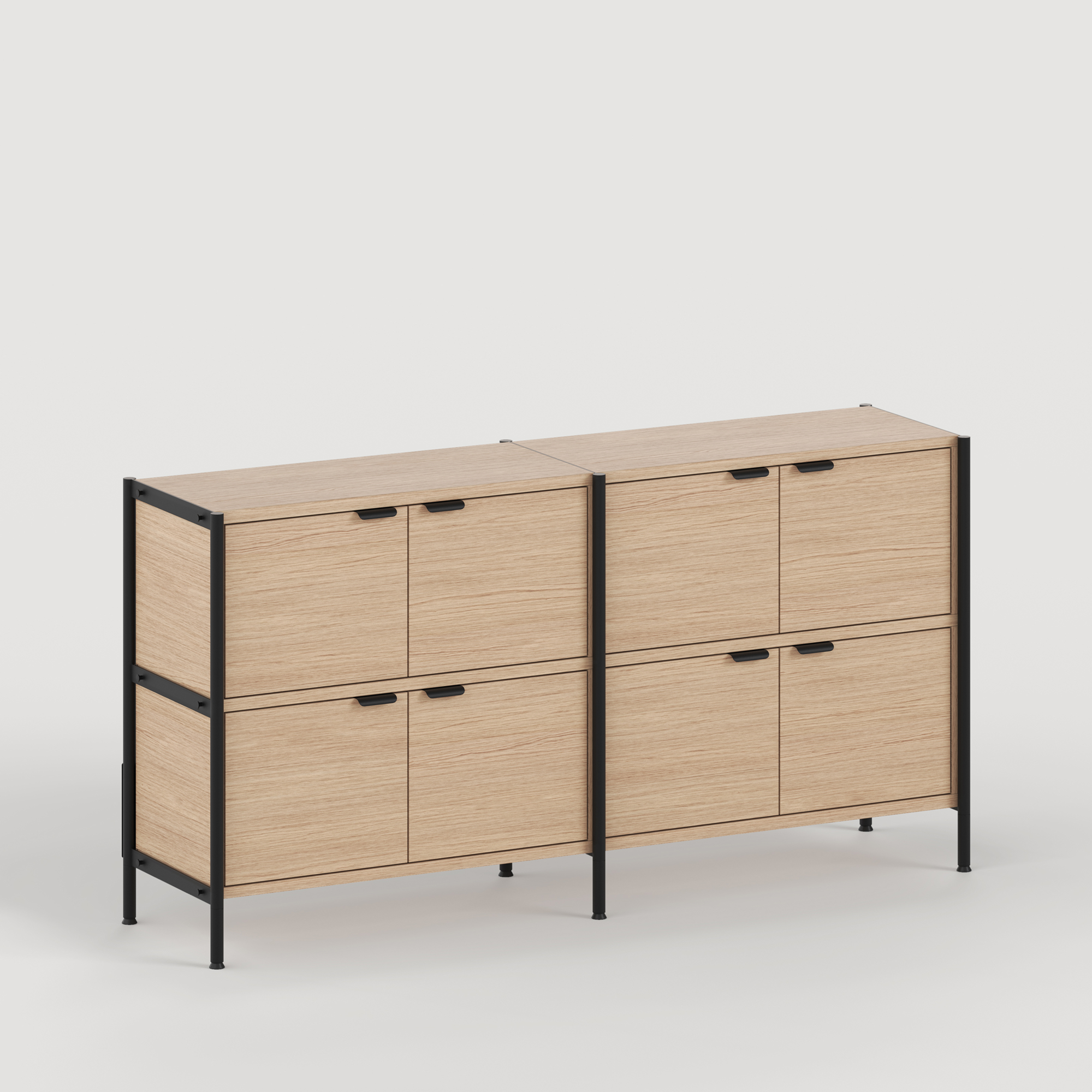 UNIT shelf - H75 to 85 x W164cm - eco-certified wood